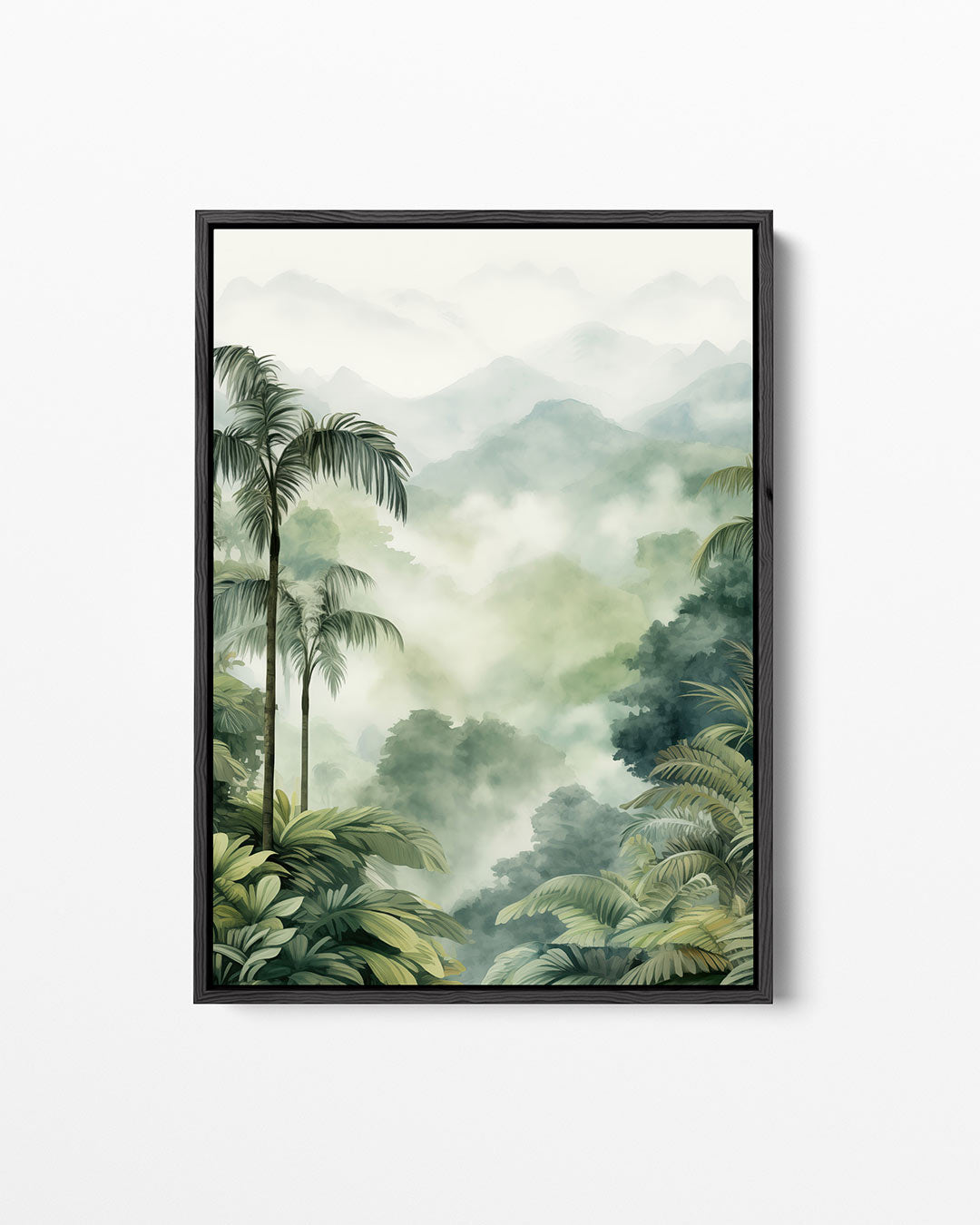 Tropisch boslandschap – staand wanddecoratie kunstwerk