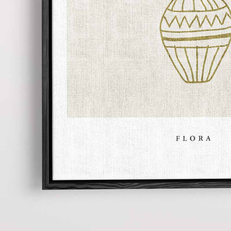 Kleurrijke Bloemen in Elegante Vaas – plexiglas kunstwerk als wanddecoratie