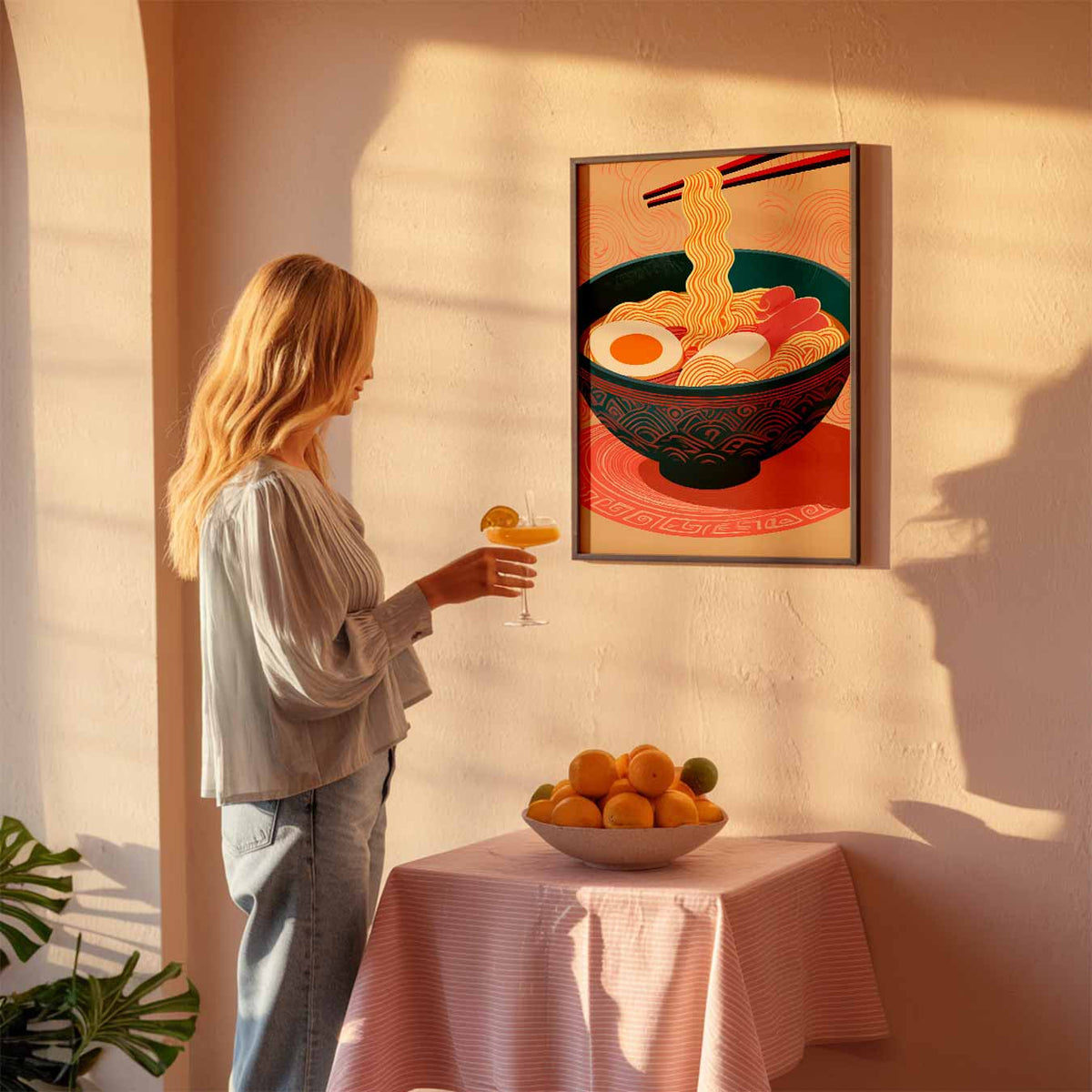Ramen Liefhebbers – keuken poster als sfeervolle staande wanddecoratie