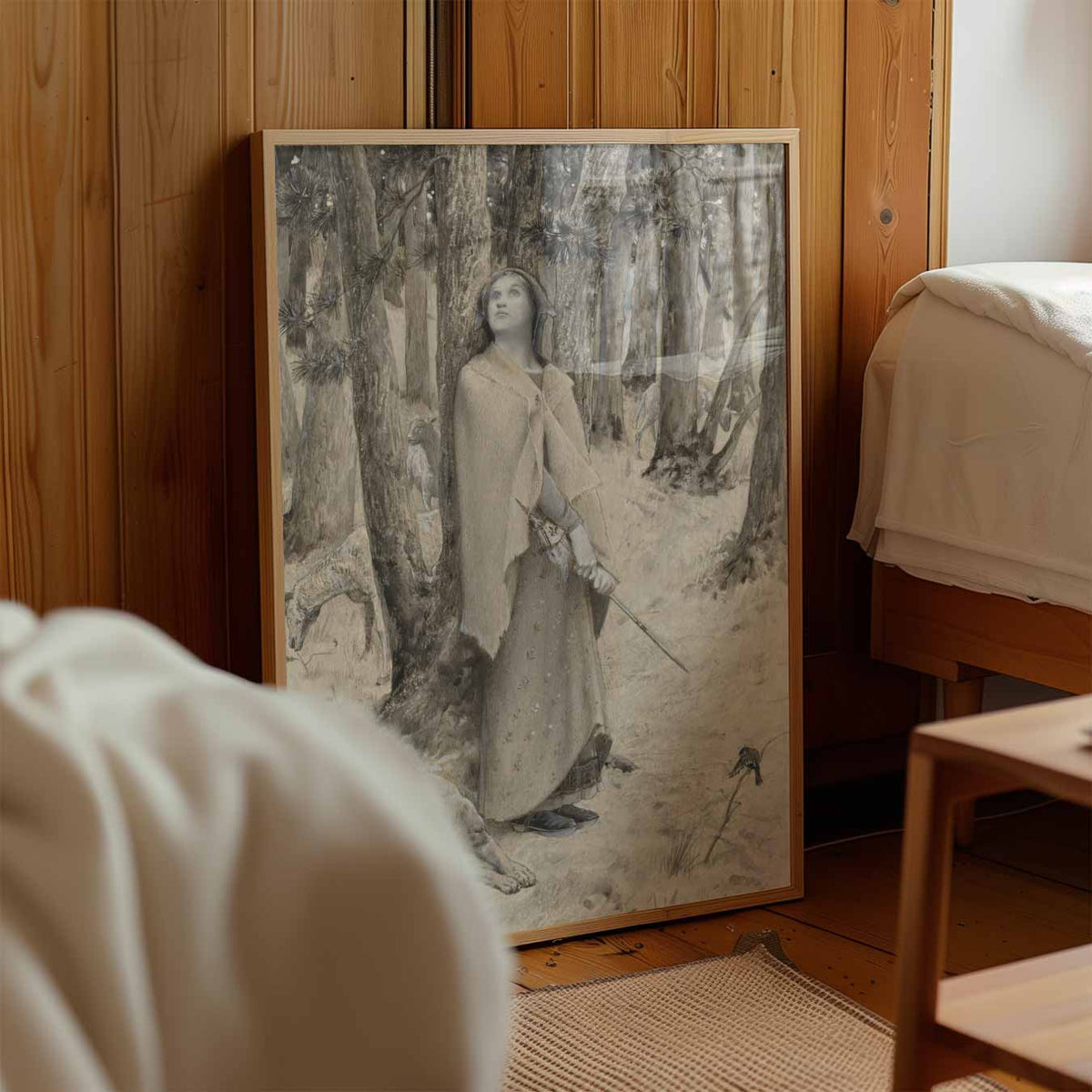 Mystieke Boswandeling – staande muurposter voor de kinderkamer