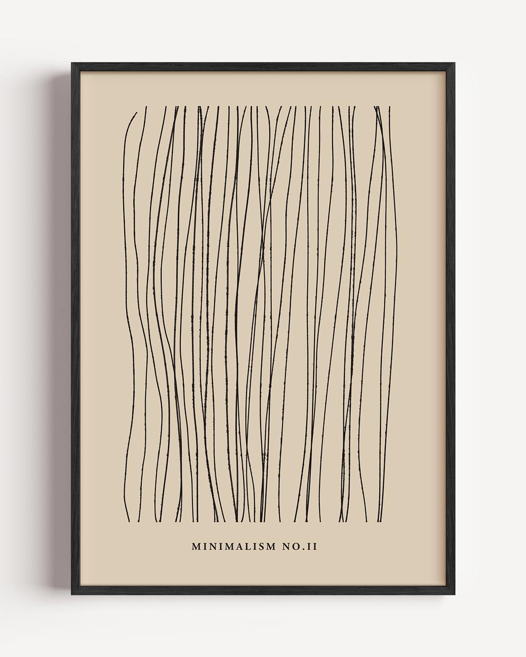 Minimalistische Lijnkunst – botanische portret poster als wanddecoratie