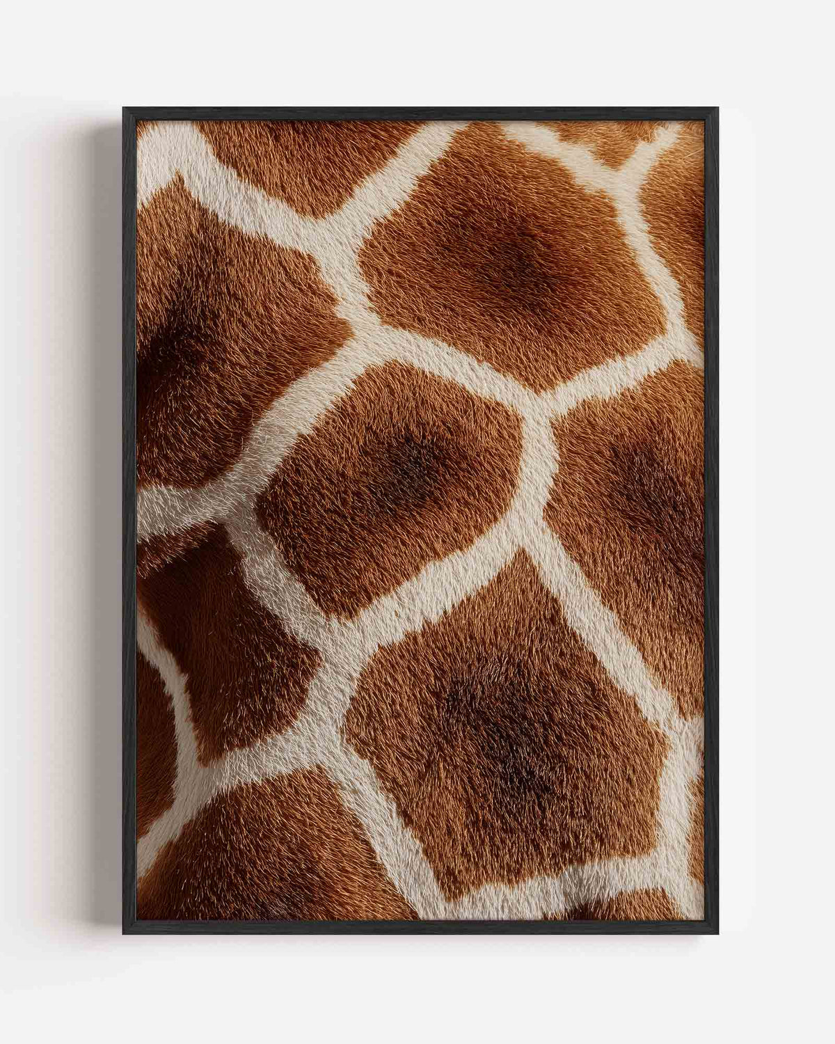 Giraffe patroon – safari portret poster als wanddecoratie