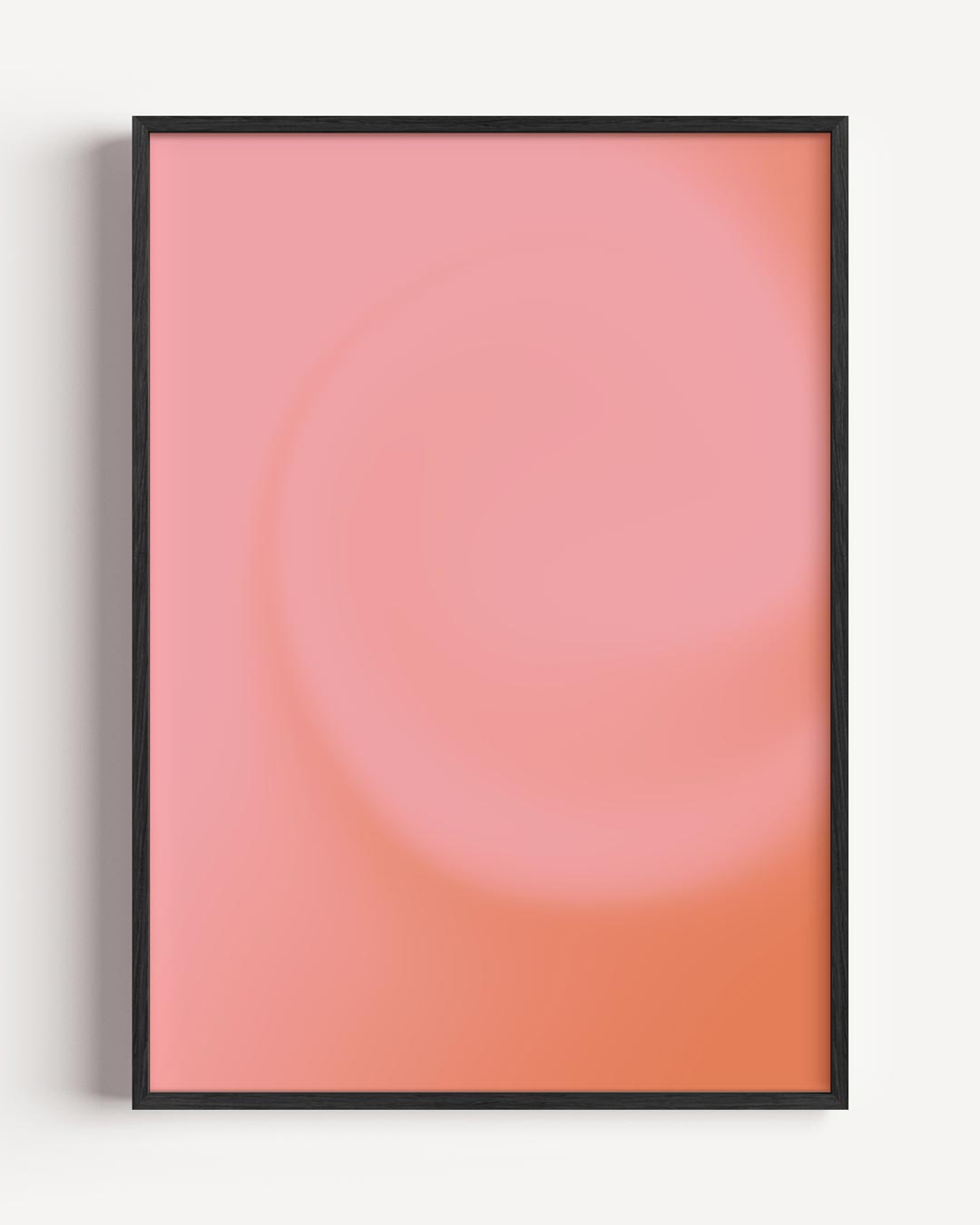Zachte Roze Dromerige Abstracte – kleurrijke abstracte portret poster als wanddecoratie