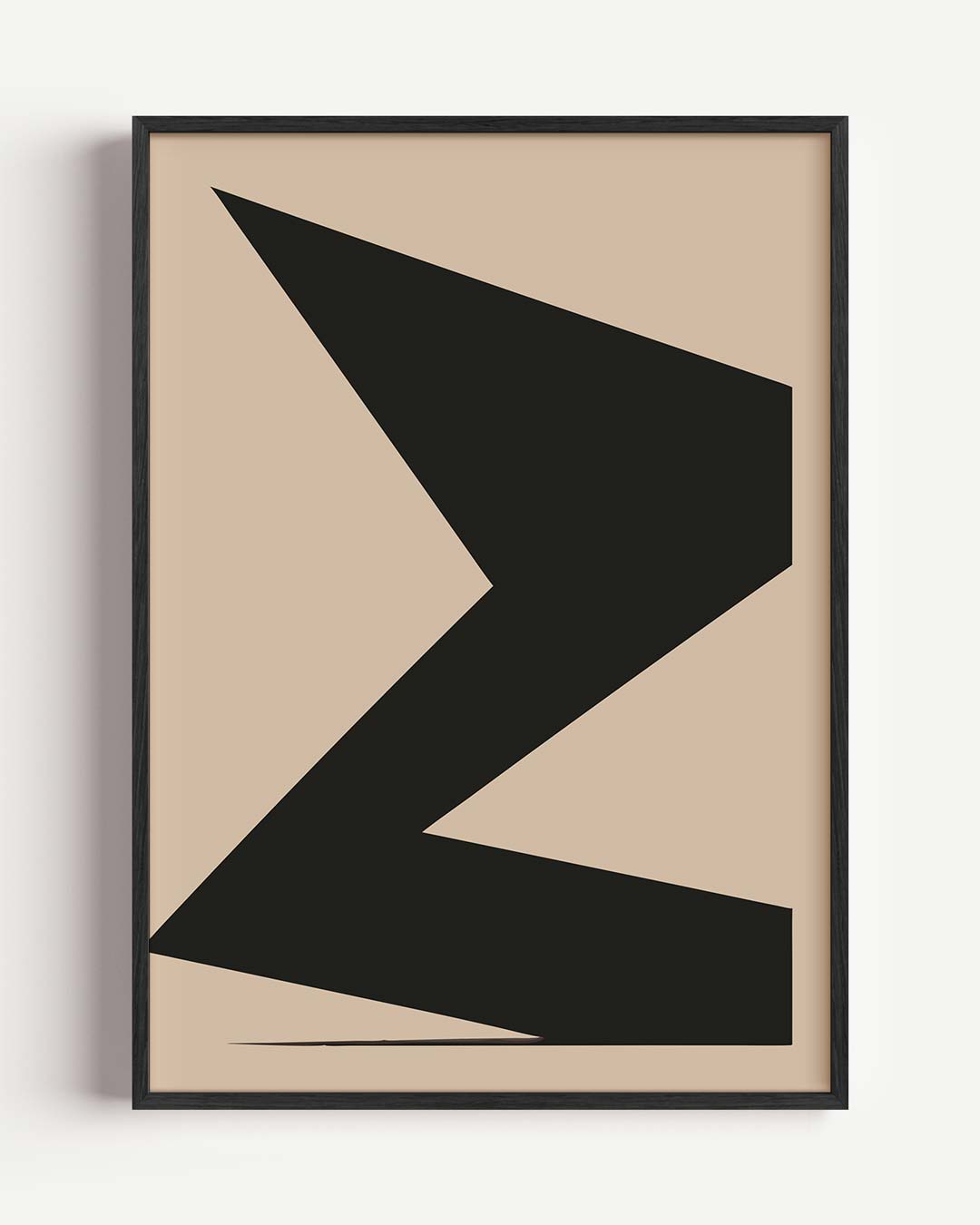 Modern Abstracte Kunstposter – kleurrijke abstracte portret poster als wanddecoratie