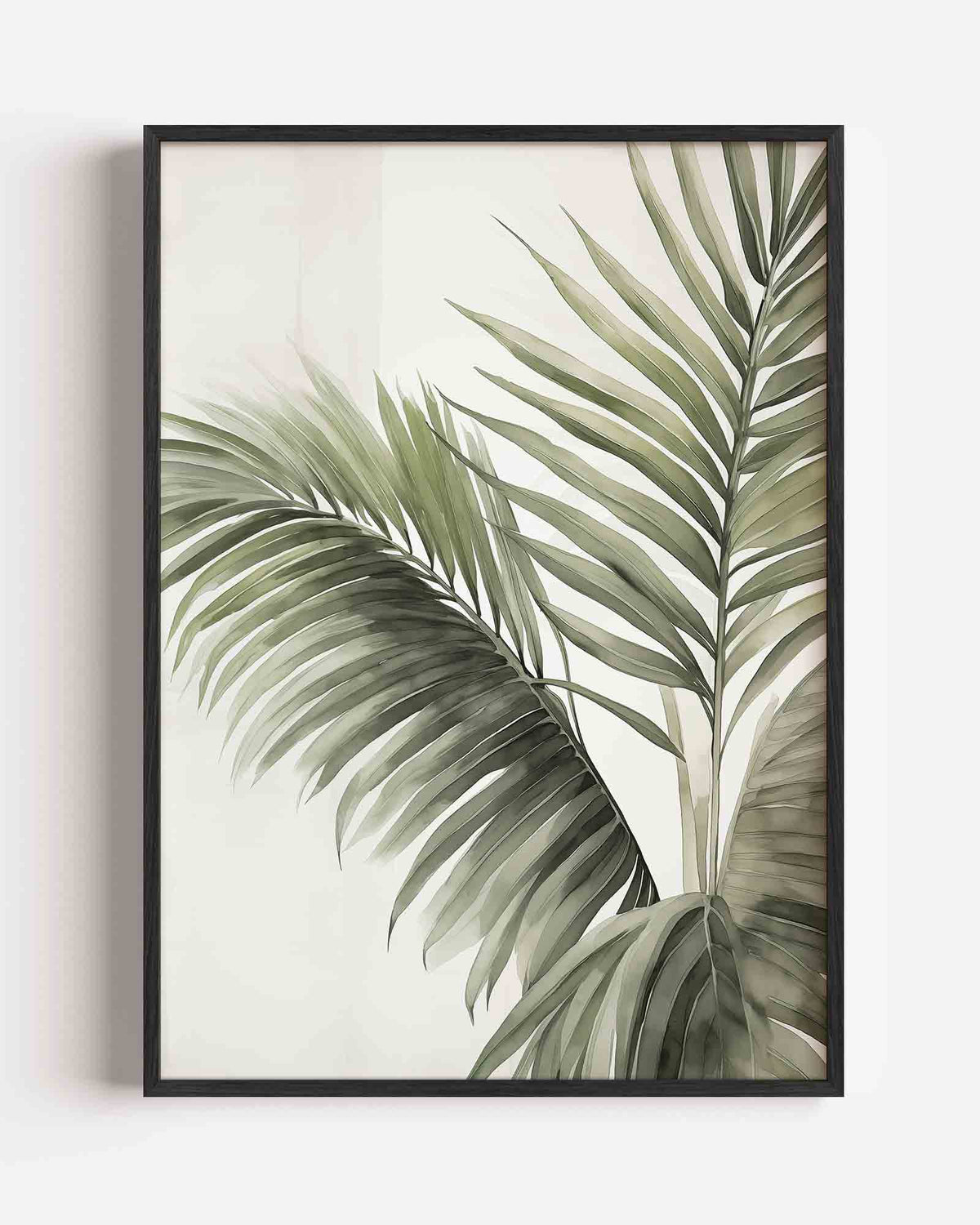 Groene bladeren – jungle portret poster als wanddecoratie