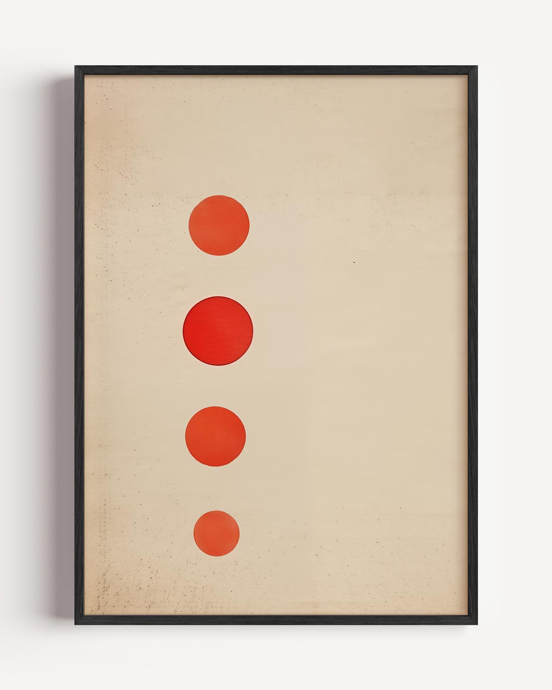 Retro Stippen – abstracte portret poster als wanddecoratie