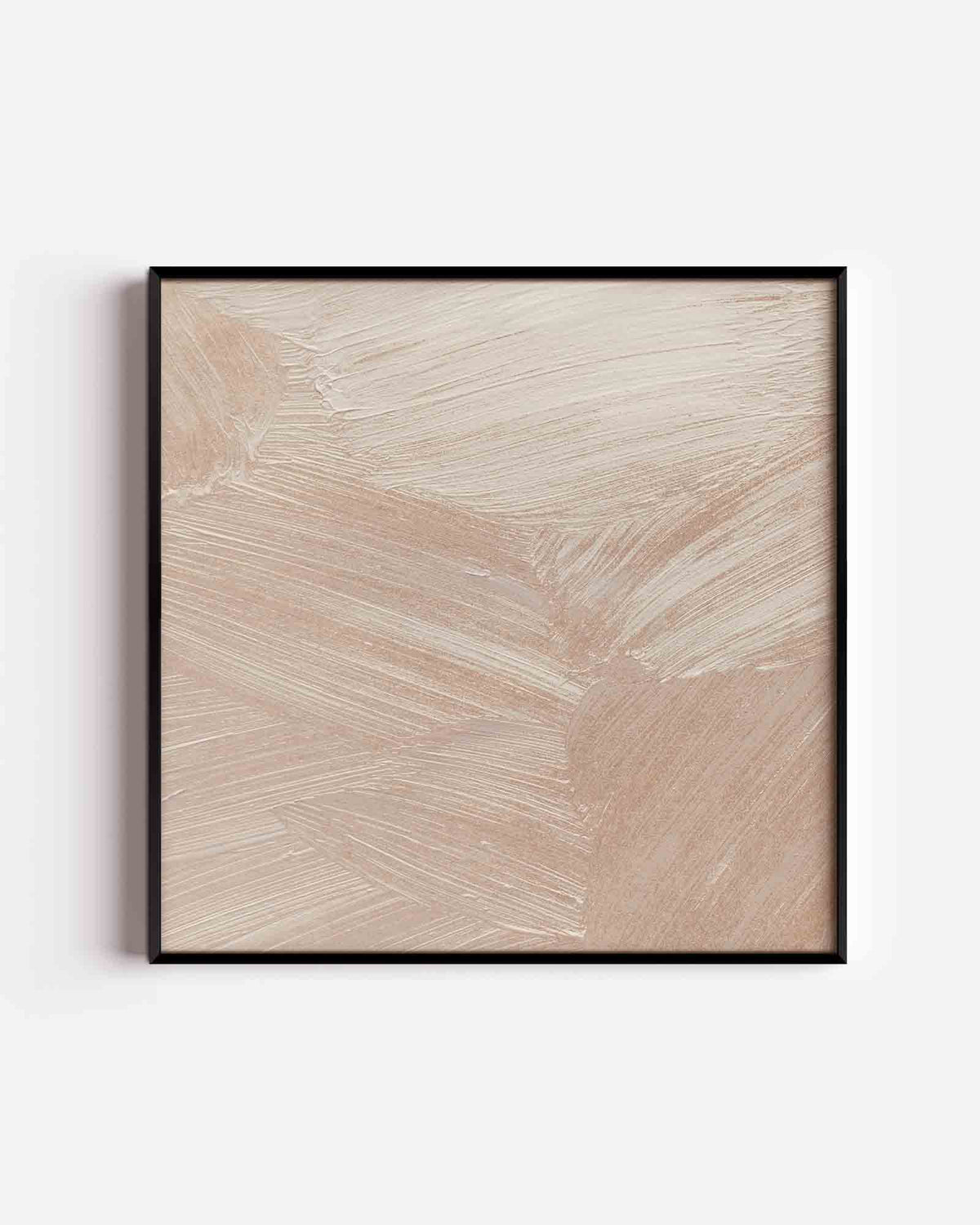 Beige textuur – schilderkunst vierkante poster als wanddecoratie