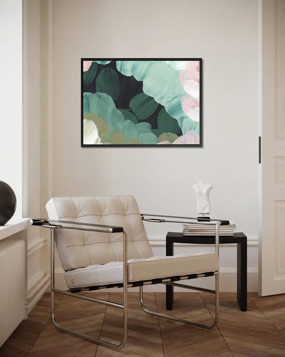 Organische borstelvegen – Organische – kunstwerk op canvas, dibond of plexiglas