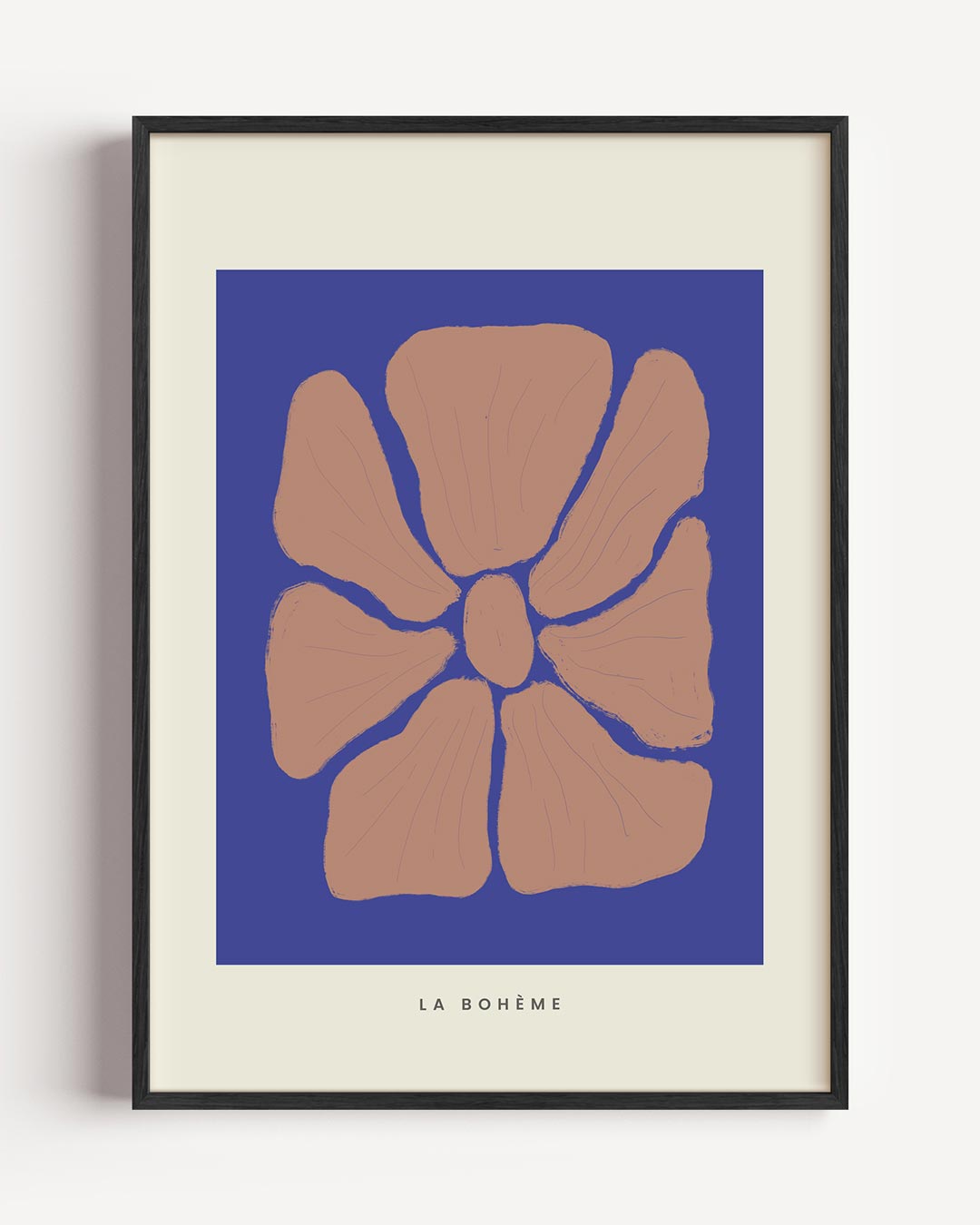 Bloemenpracht in La Bohème Stijl – bloemen portret poster als wanddecoratie