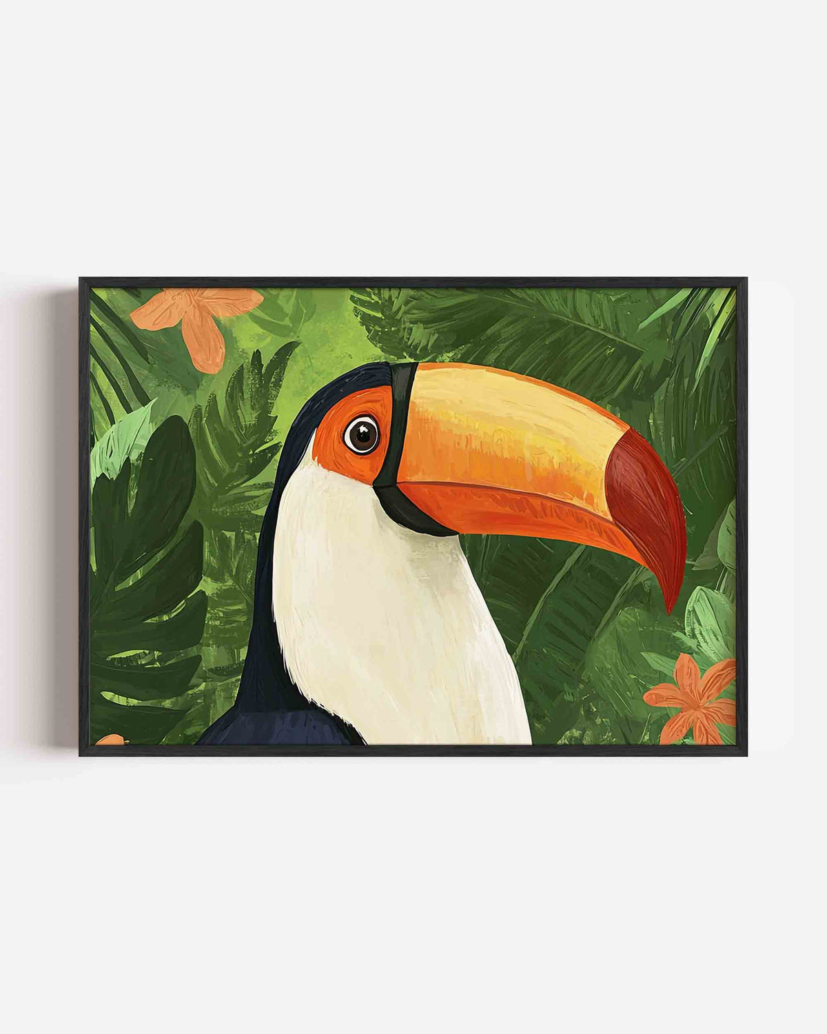 Tropische toekan – dieren landscape poster als wanddecoratie