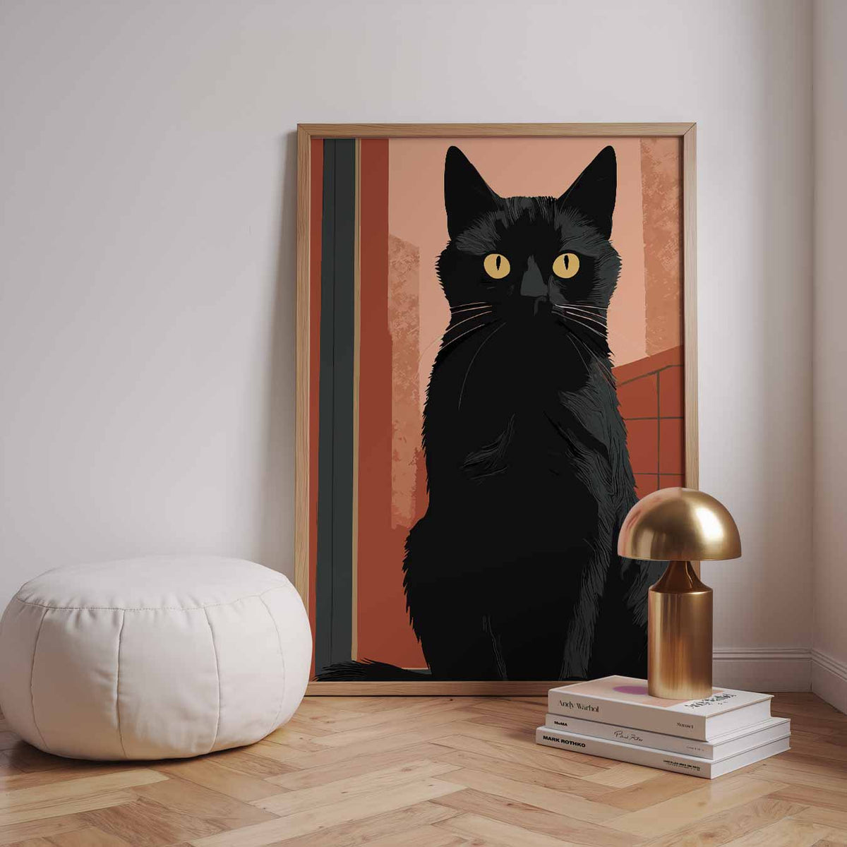 Mystieke Kattenposter – dieren poster in staand formaat