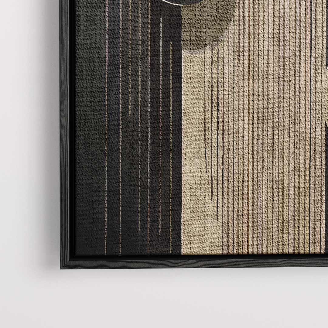 Moderne Geometrische Harmonie – dibond kunstwerk als wanddecoratie