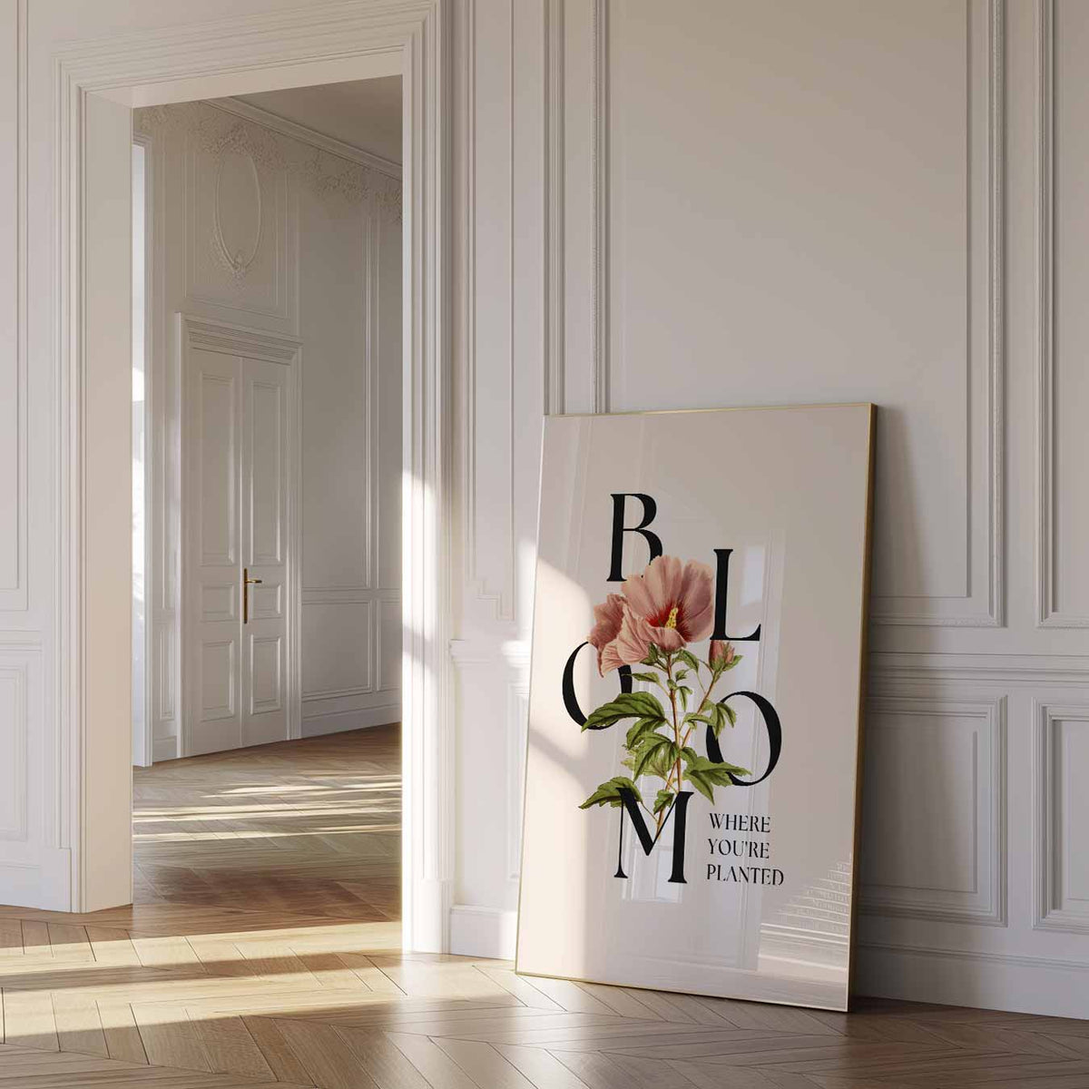 Bloemen Inspiratie – urban poster in staand formaat