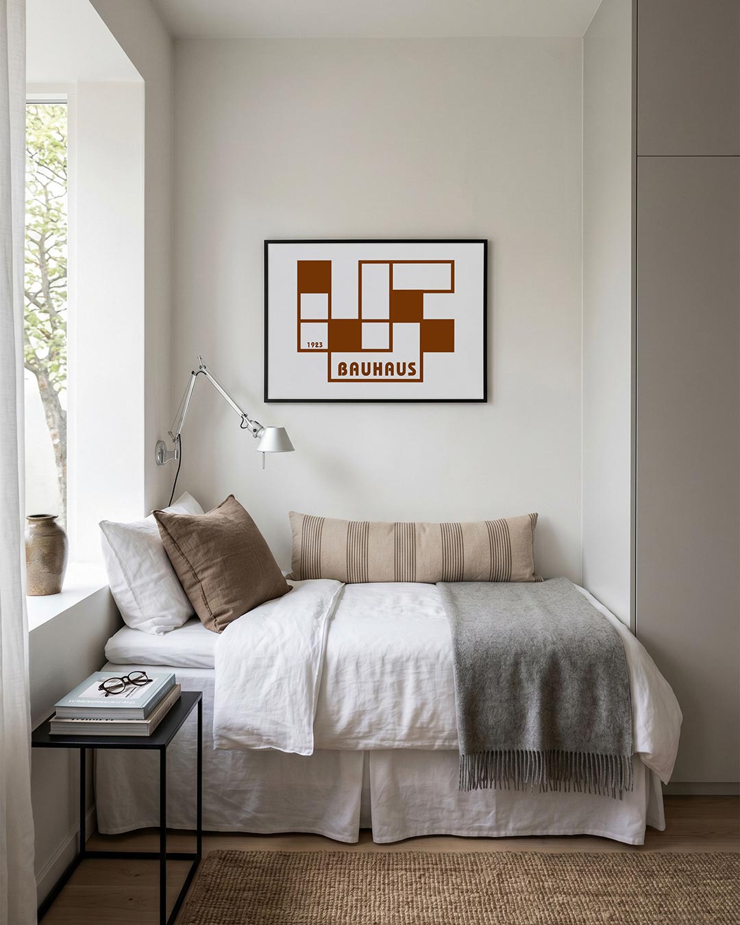 Vorm en balans – moderne Bauhaus wandkunst als poster