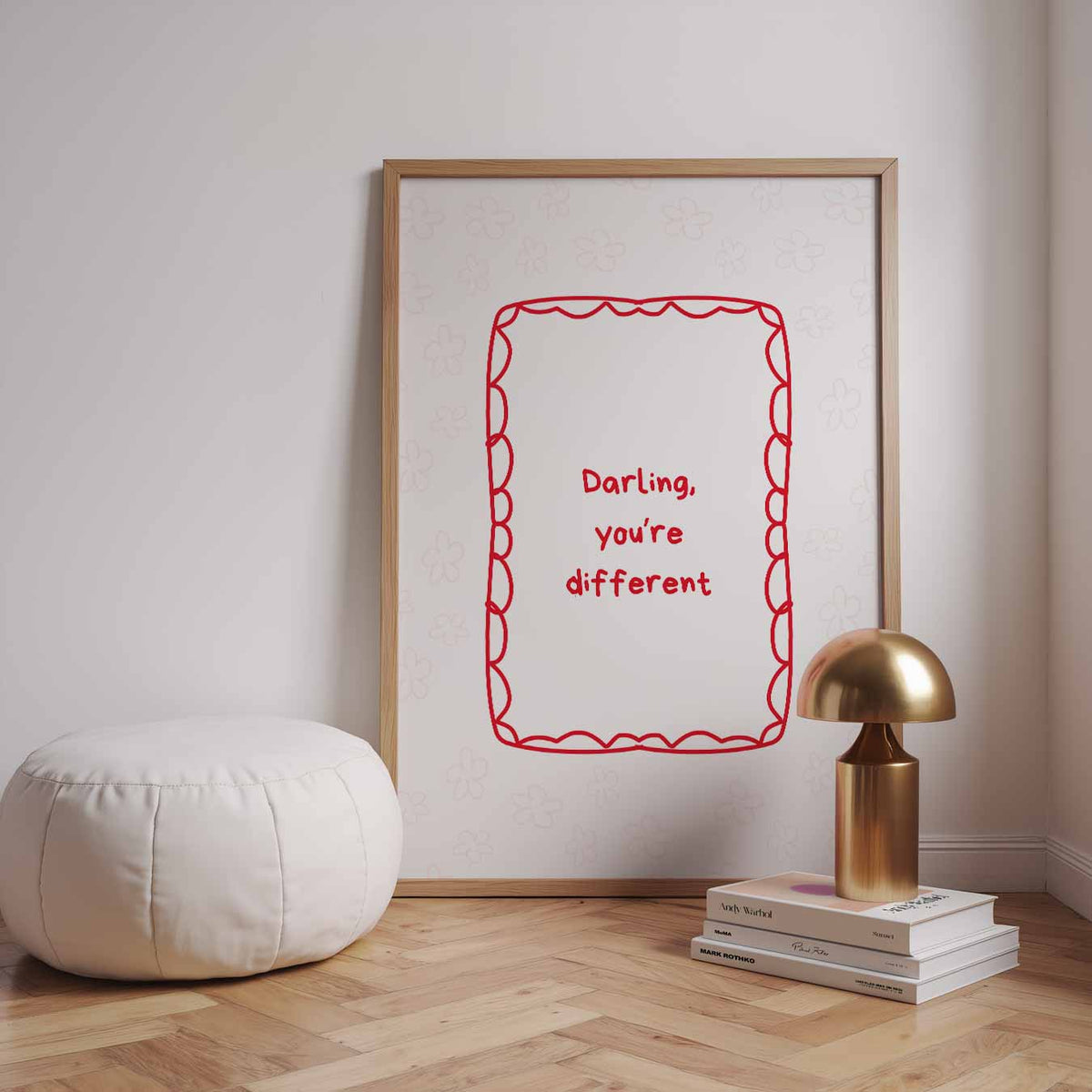 Unieke Jij – staande zomer wanddecoratie van WallArtistic