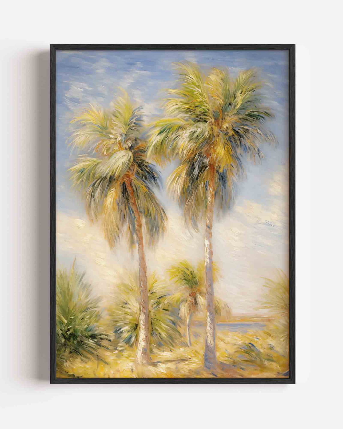 Tropische palmbomen – jungle portret poster als wanddecoratie