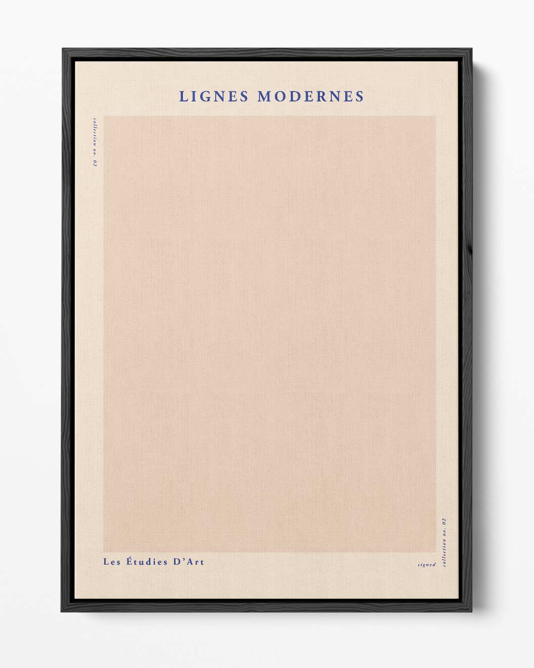 Lignes Modernes Poster – portret kunstwerk als wanddecoratie