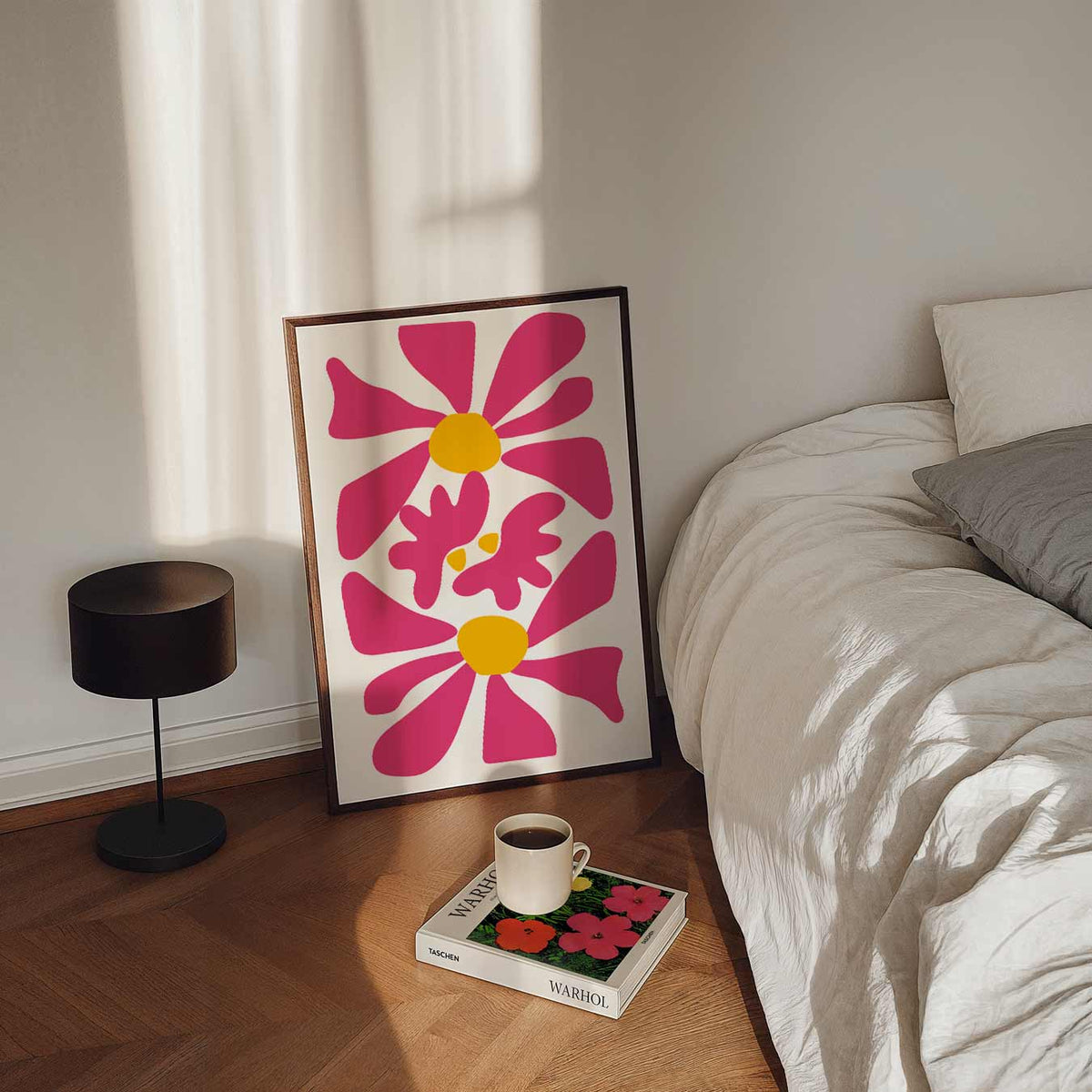 Bloemenfeest Wall Art – staande bloemen wanddecoratie van WallArtistic