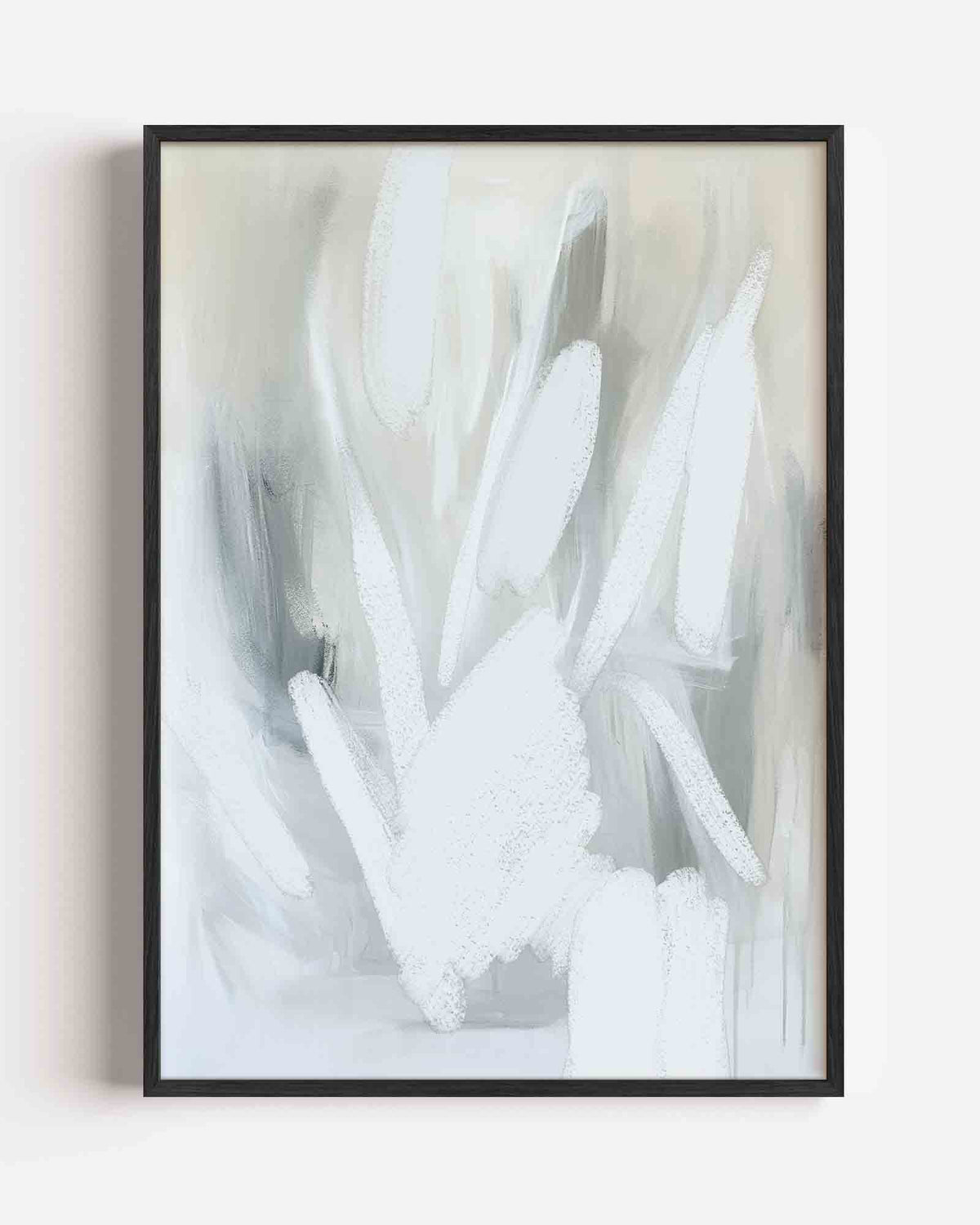 Abstracte vormen – Kunst & Design poster als staande wanddecoratie