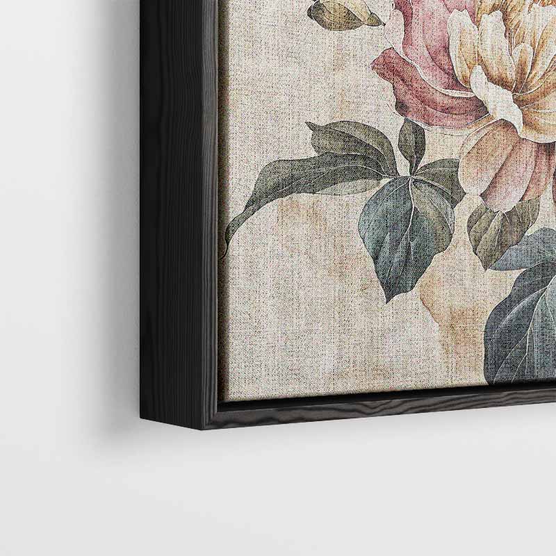 Bloemenpracht in Aquarel – plexiglas wanddecoratie in portret formaat