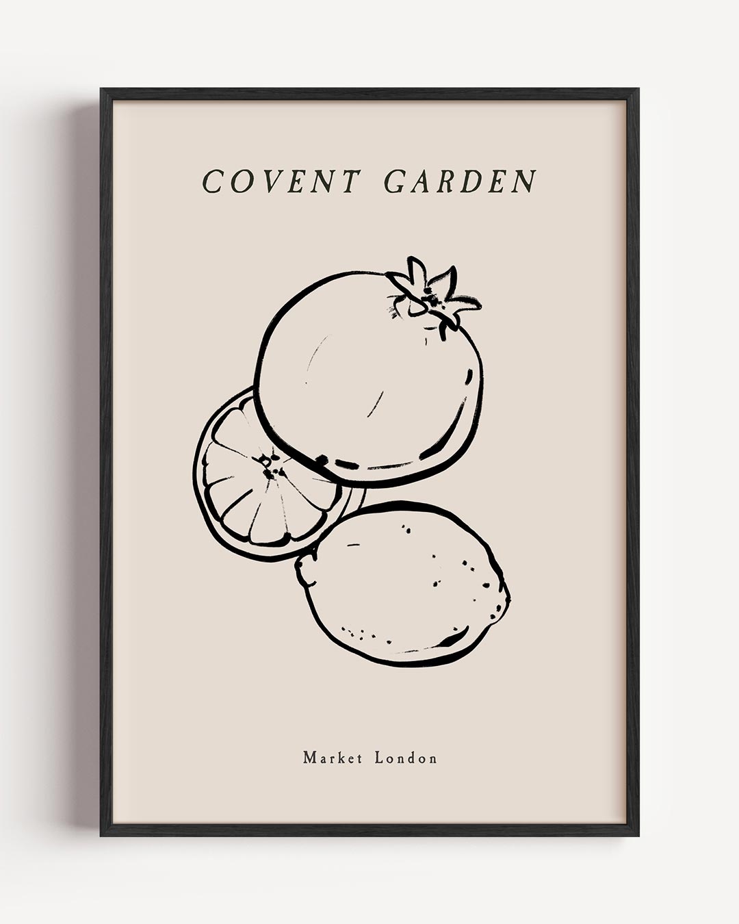 Covent Garden Fruitkunst – keuken portret poster als wanddecoratie