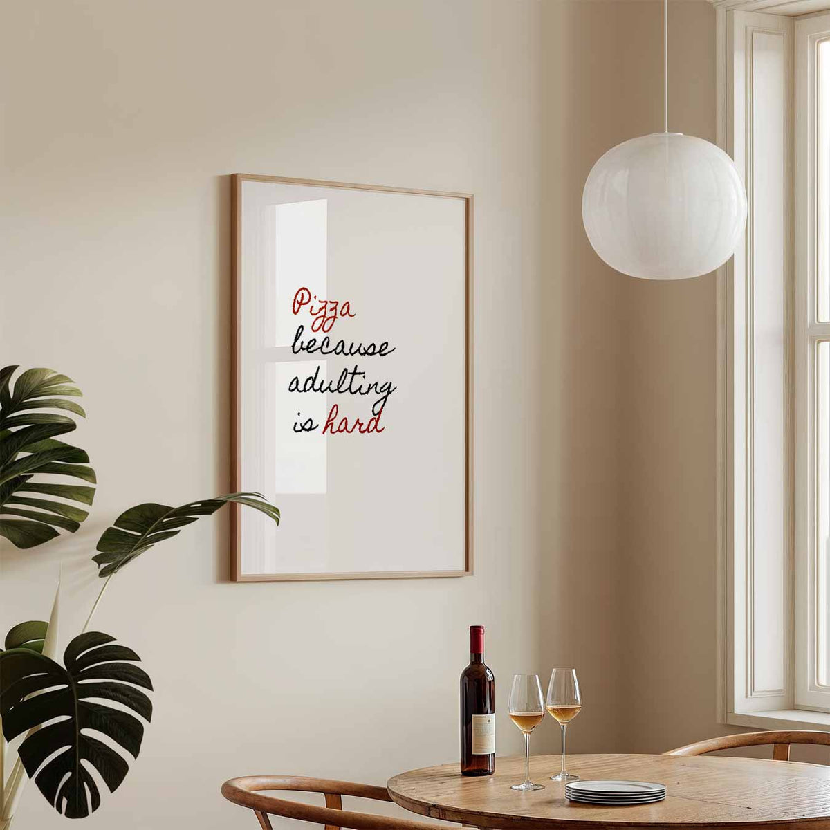 Abstracte – staande keuken wanddecoratie van WallArtistic