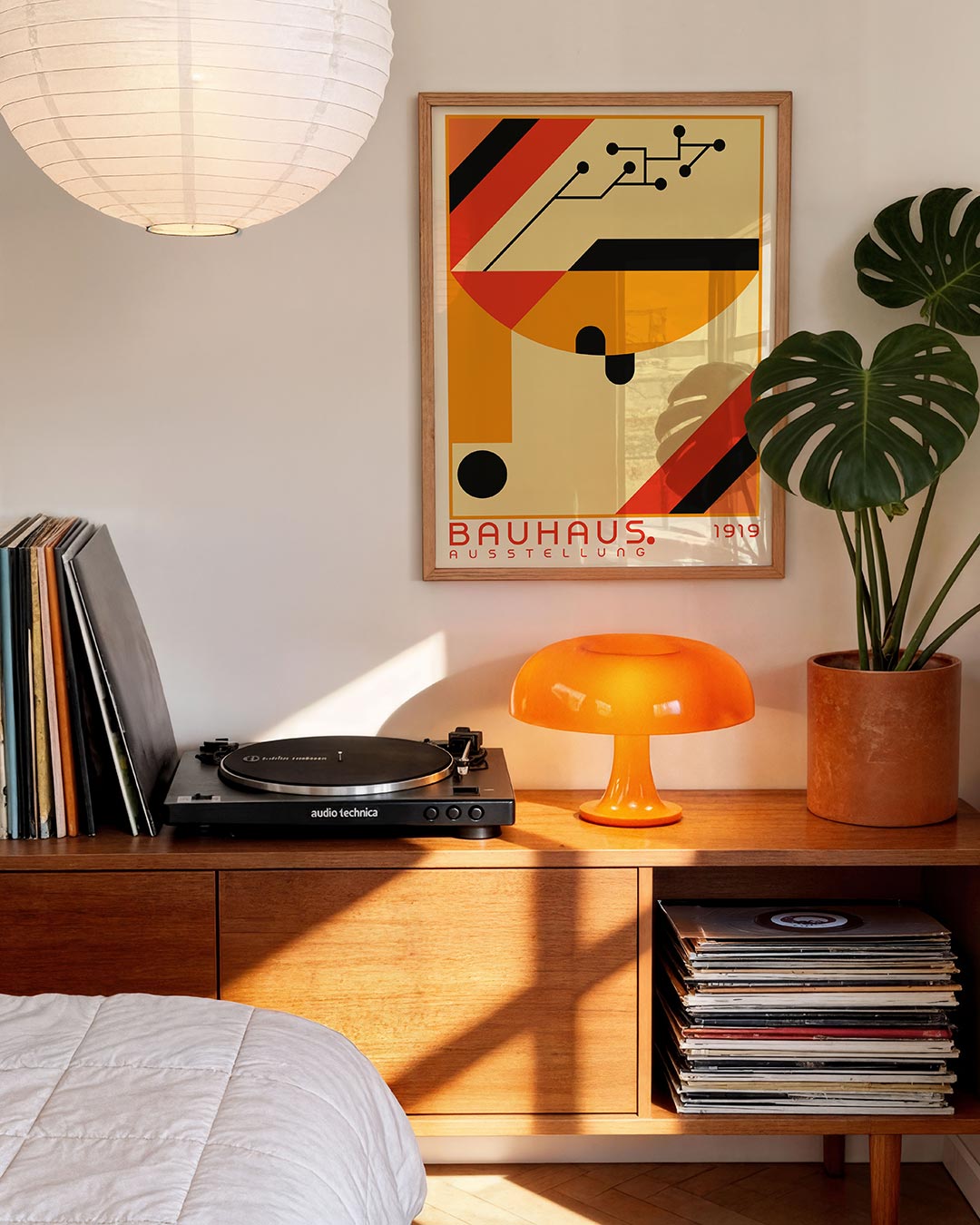 Abstracte – moderne Bauhaus wandkunst als poster