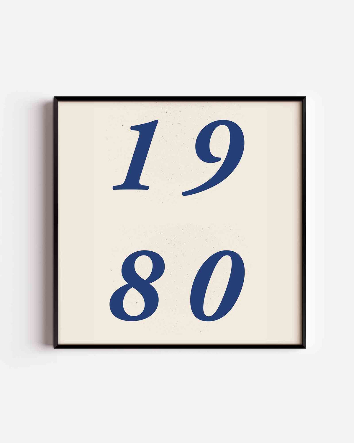 1980 – vierkante poster met kleur en vormen als wanddecoratie