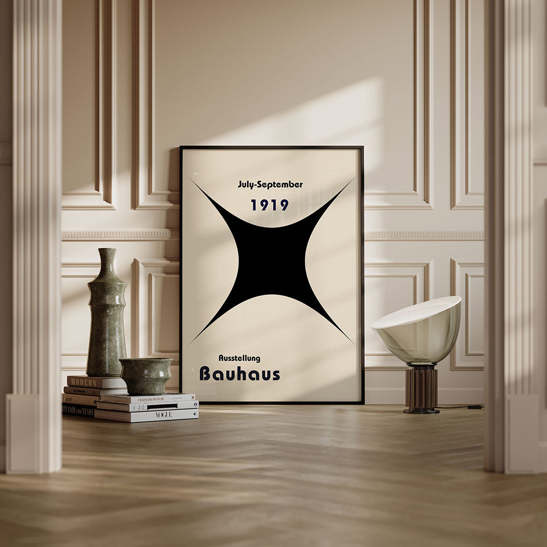 Vorm en balans – moderne Bauhaus wandkunst als poster