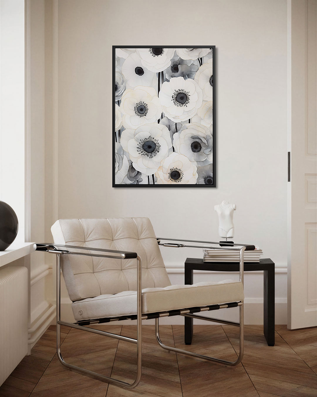 Bloemenpatroon – staand wanddecoratie kunstwerk