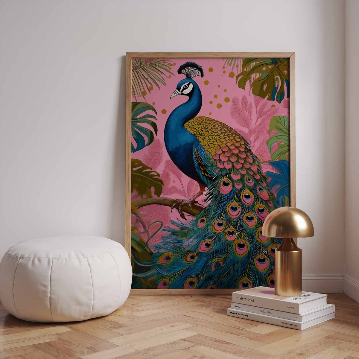 Pauw Paradijs – dieren poster in staand formaat
