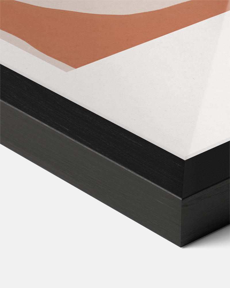 Abstracte Natuurlijke Flow – staande muurposter voor keuken of eethoek