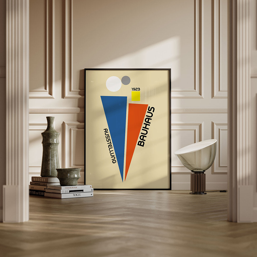 Vormen en vlakkenspel – moderne Bauhaus wandkunst als poster
