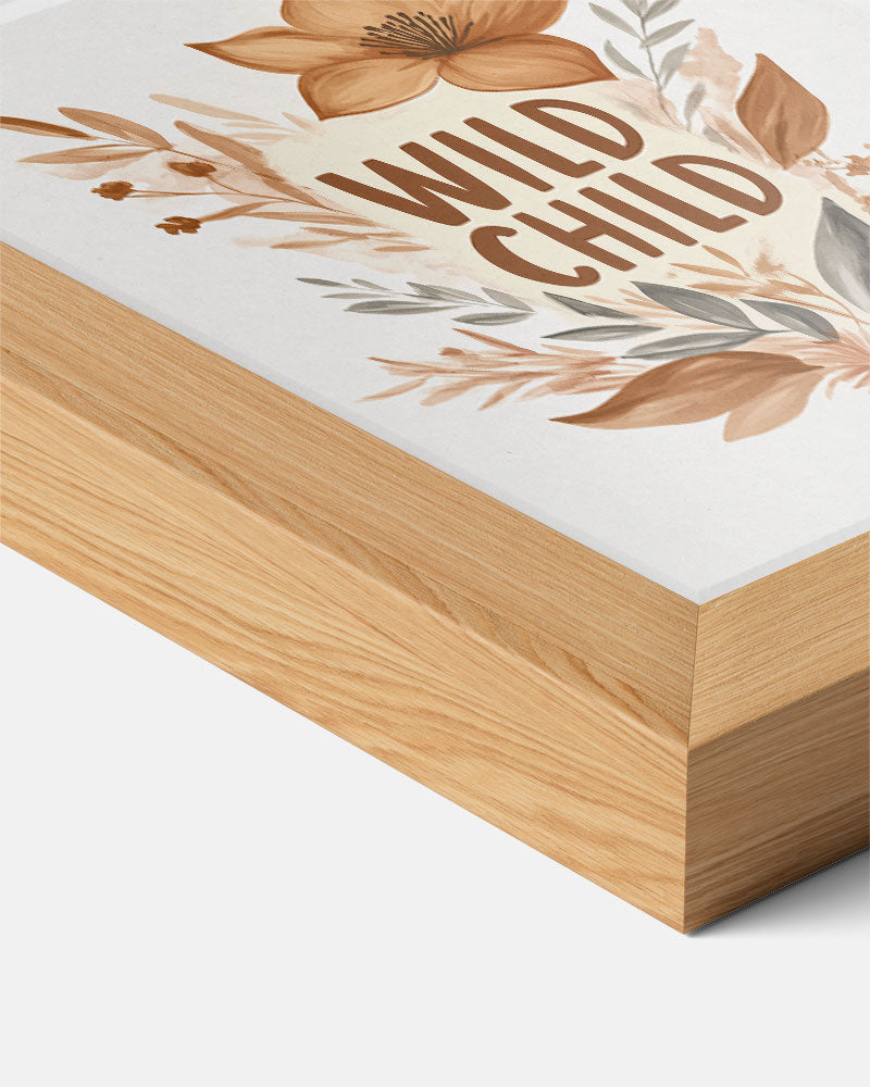 Wild Child Botanische – kids poster als vrolijke staande wanddecoratie