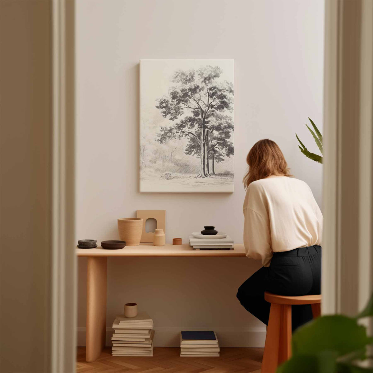 Magische Bosmomenten – canvas kunstwerk als wanddecoratie
