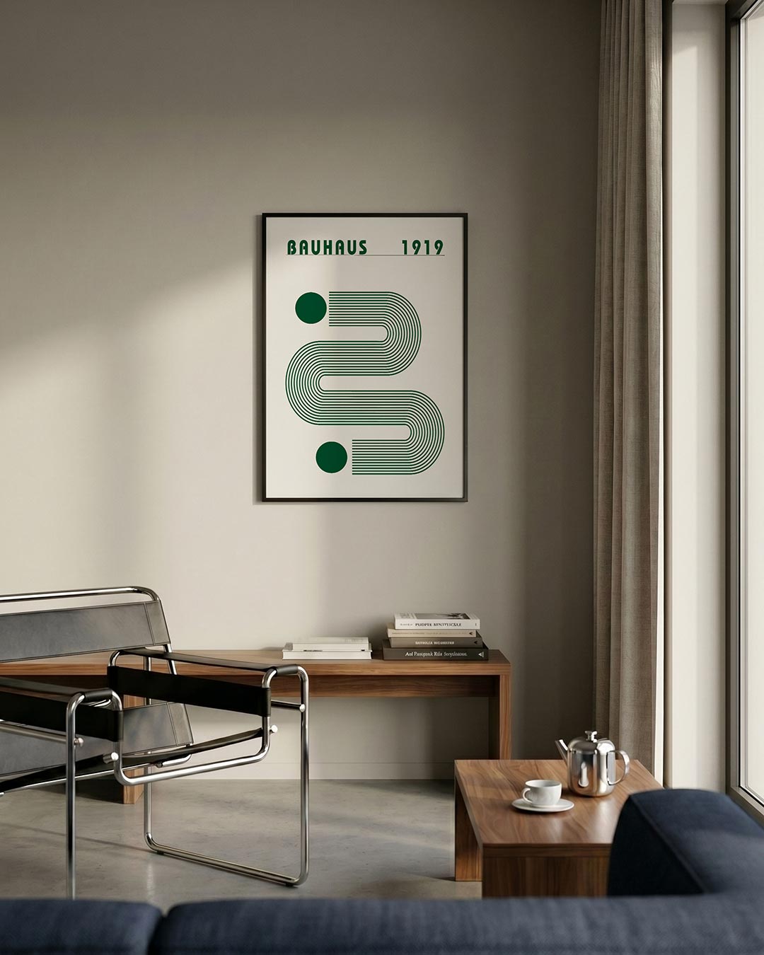 – geometrische poster in Bauhaus-stijl van WallArtistic