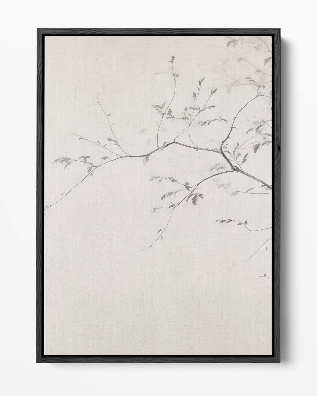 Minimalistische Taktekening – portret kunstwerk als wanddecoratie