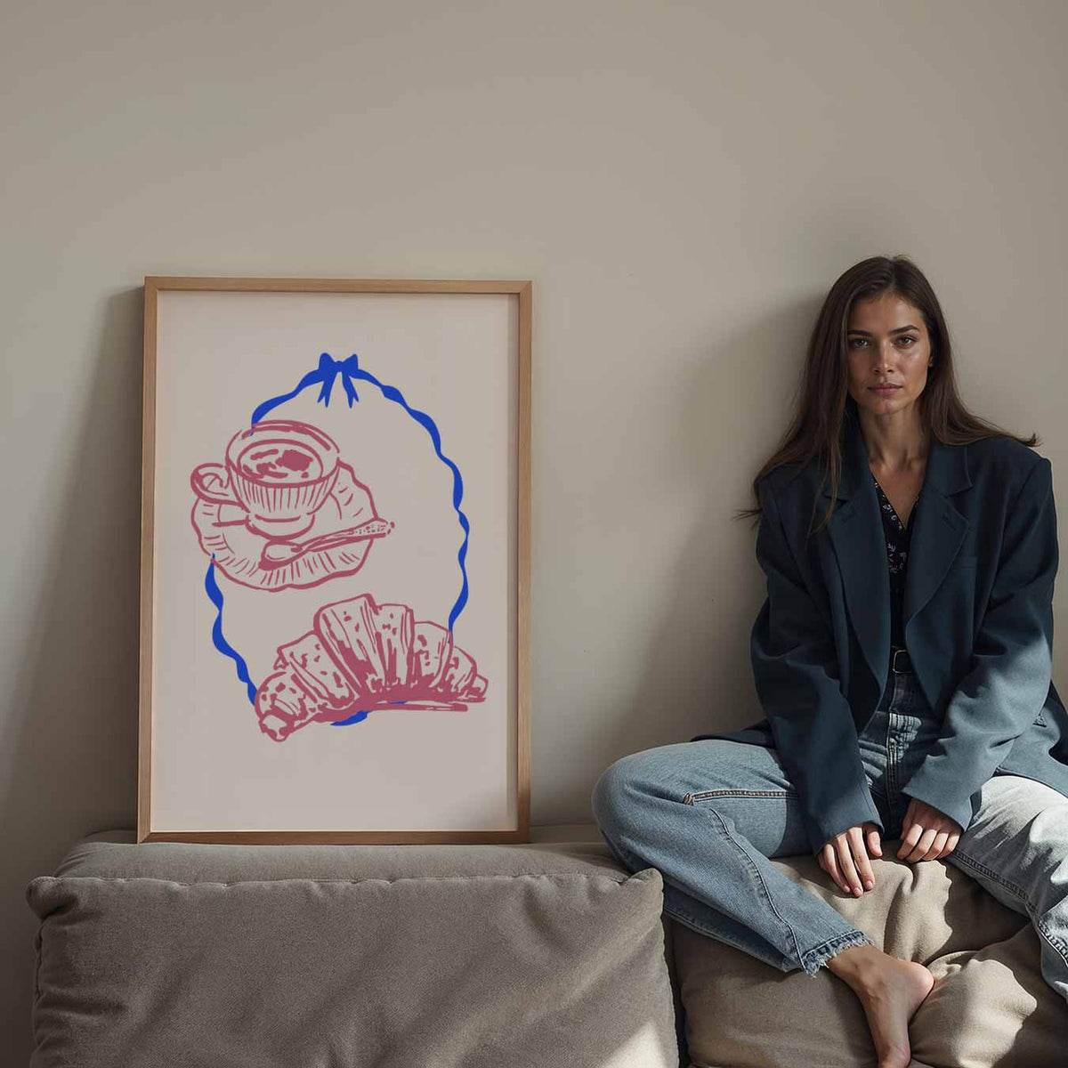 Ontbijt Dromen – staande keuken wanddecoratie van WallArtistic
