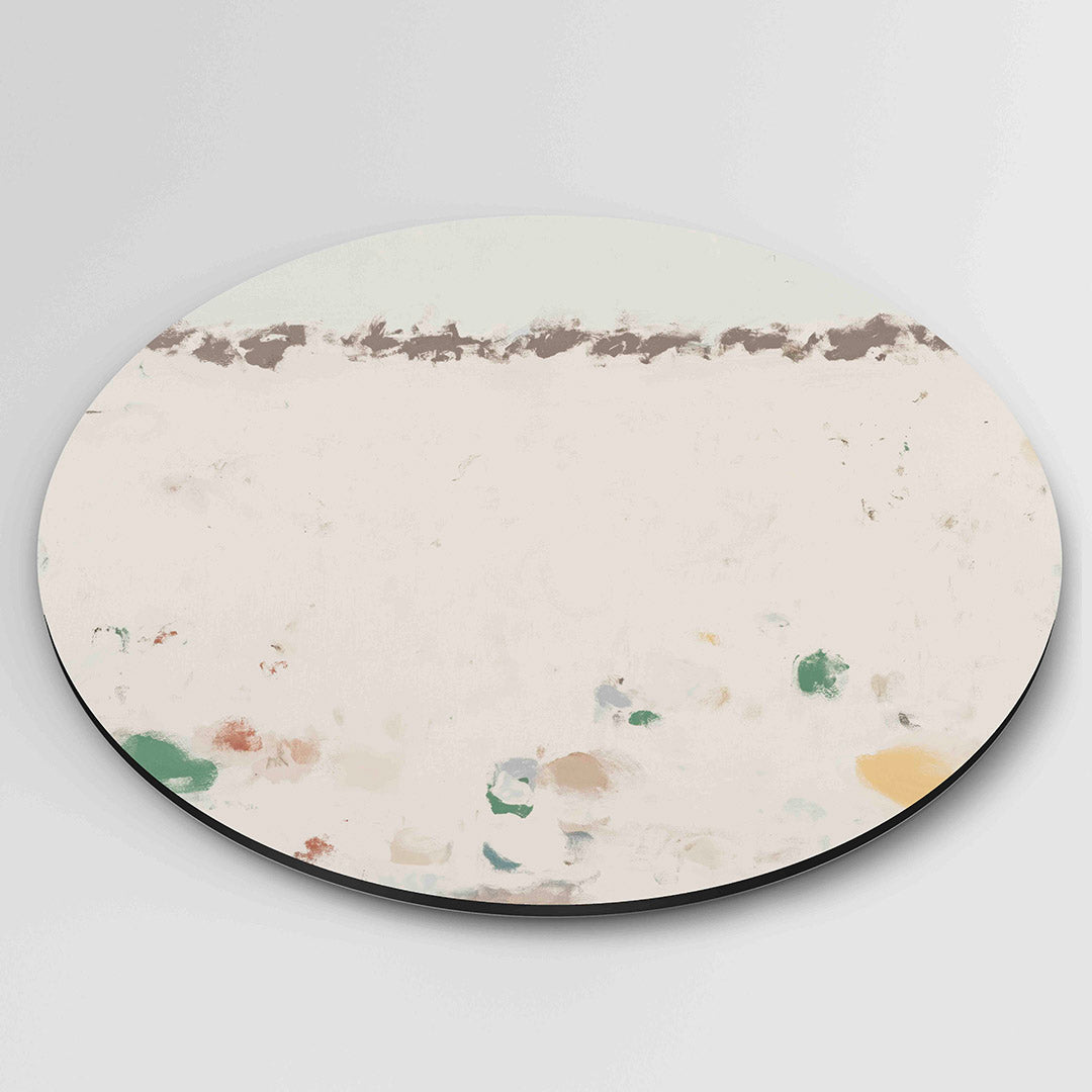 Abstracte vormen – moderne ronde wanddecoratie van WallArtistic