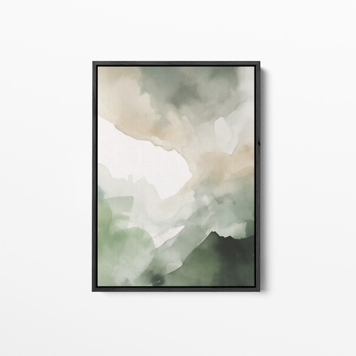 Natuurlijke Aardetinten Abstract – canvas kunstwerk als wanddecoratie
