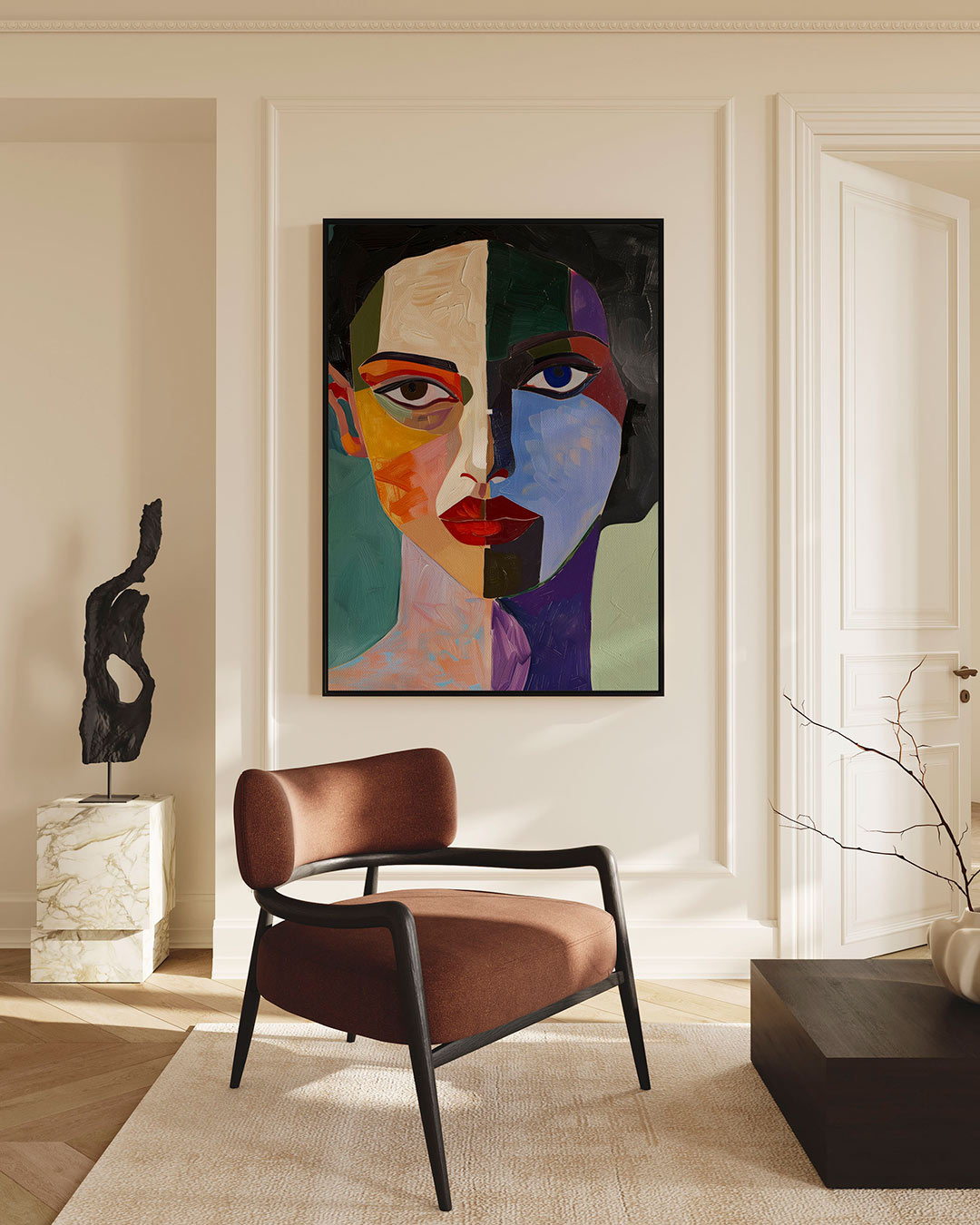 Abstract – Staande wanddecoratie – staande wanddecoratie