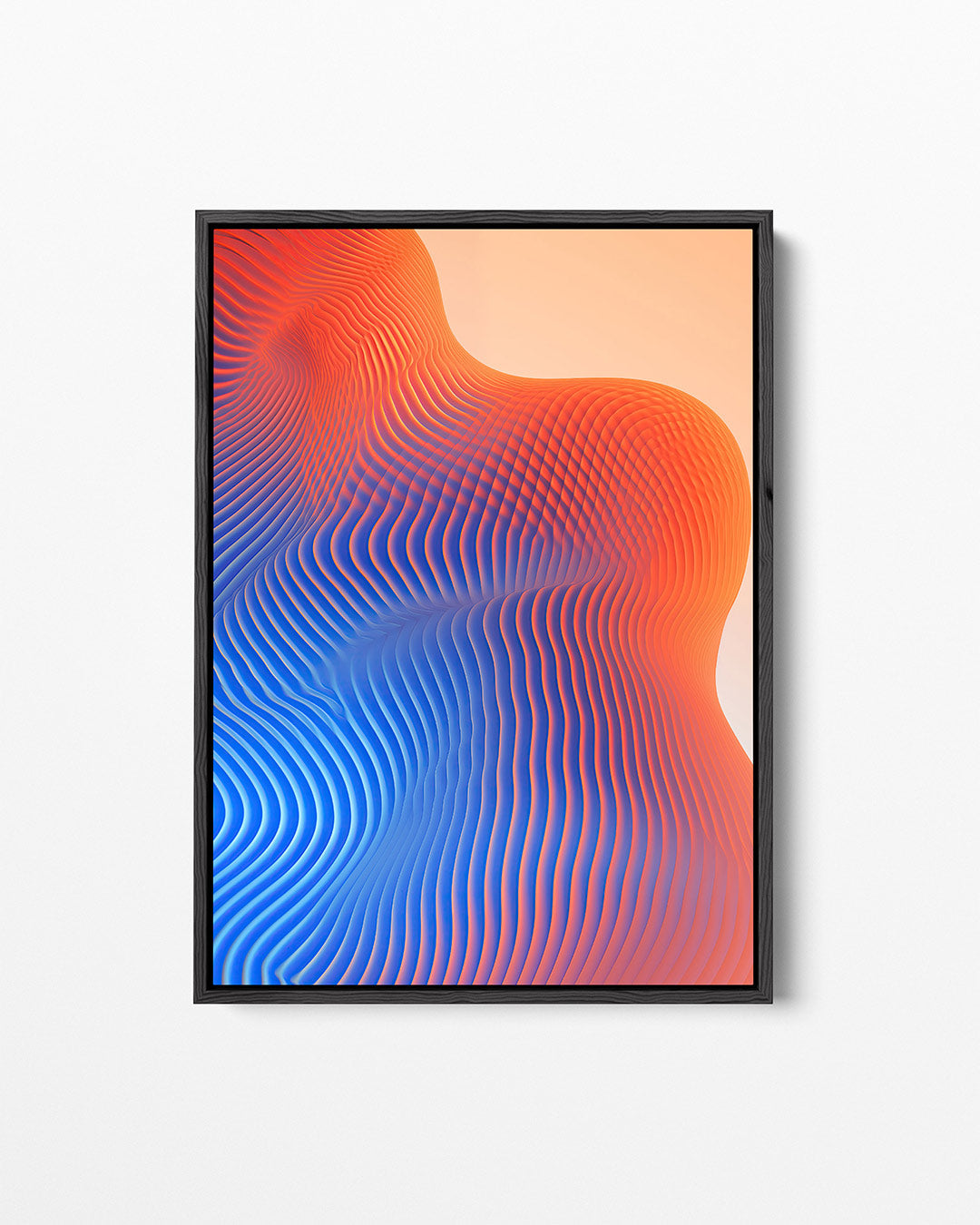 Golvende kleuren – Wanddecoratie kunstwerk – staand wanddecoratie kunstwerk