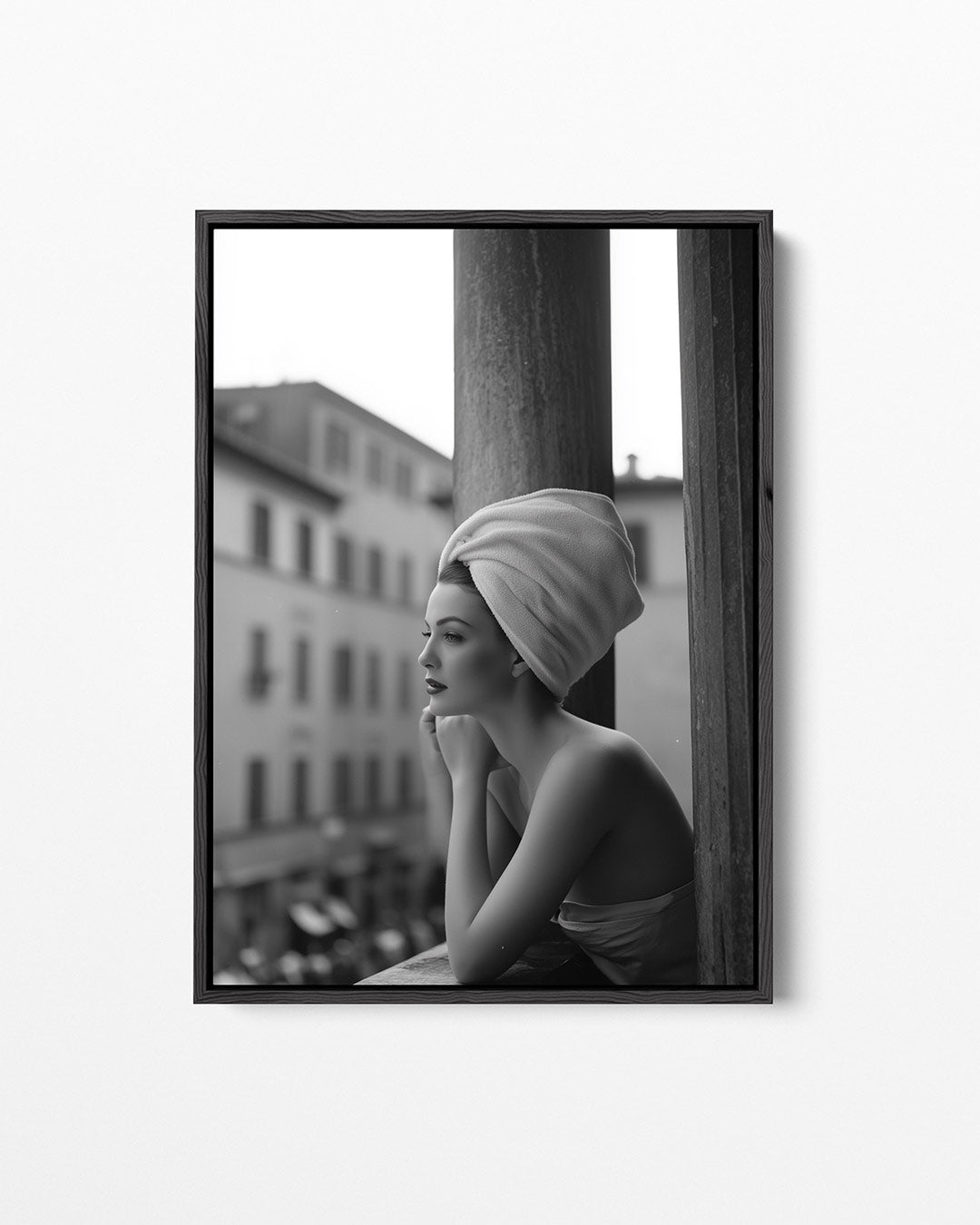 Elegante silhouet – staand wanddecoratie kunstwerk