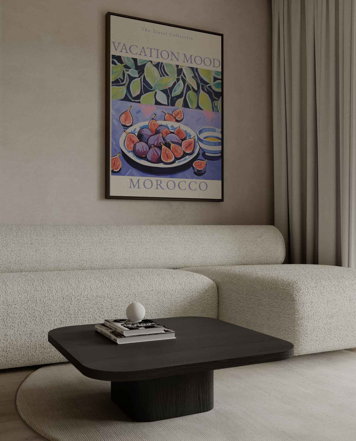 Vakantiegevoel Marokko – plexiglas kunstwerk als wanddecoratie