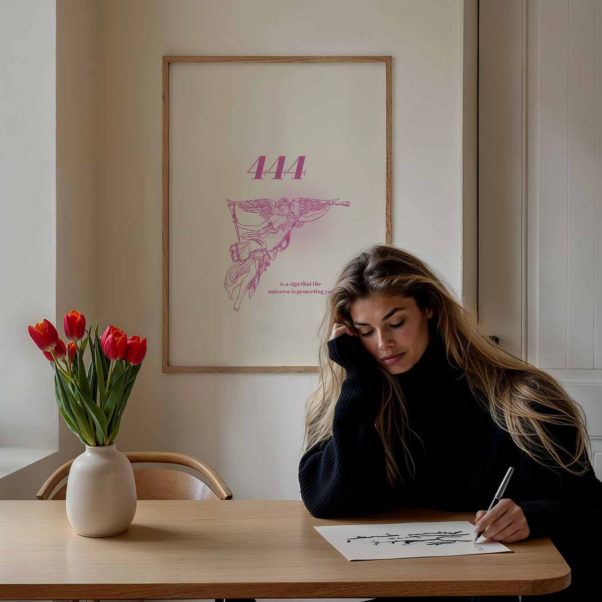 Engelen Beschermposter 444 – mindful portret poster, afbeelding 7