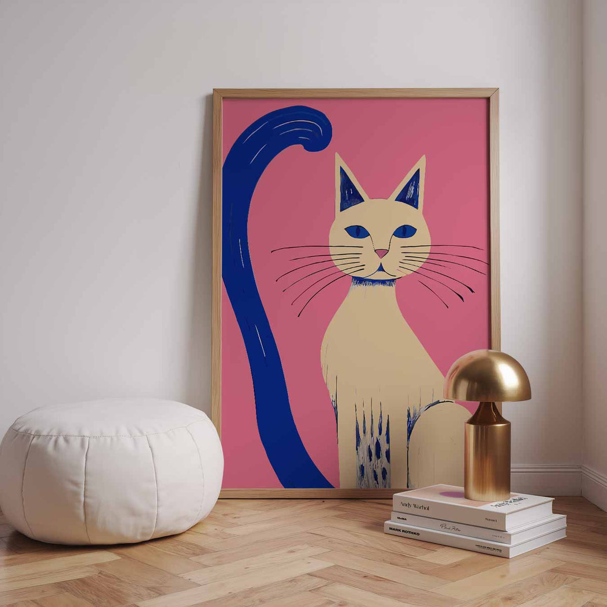 Stijlvolle Kattenkunst – dieren poster in staand formaat