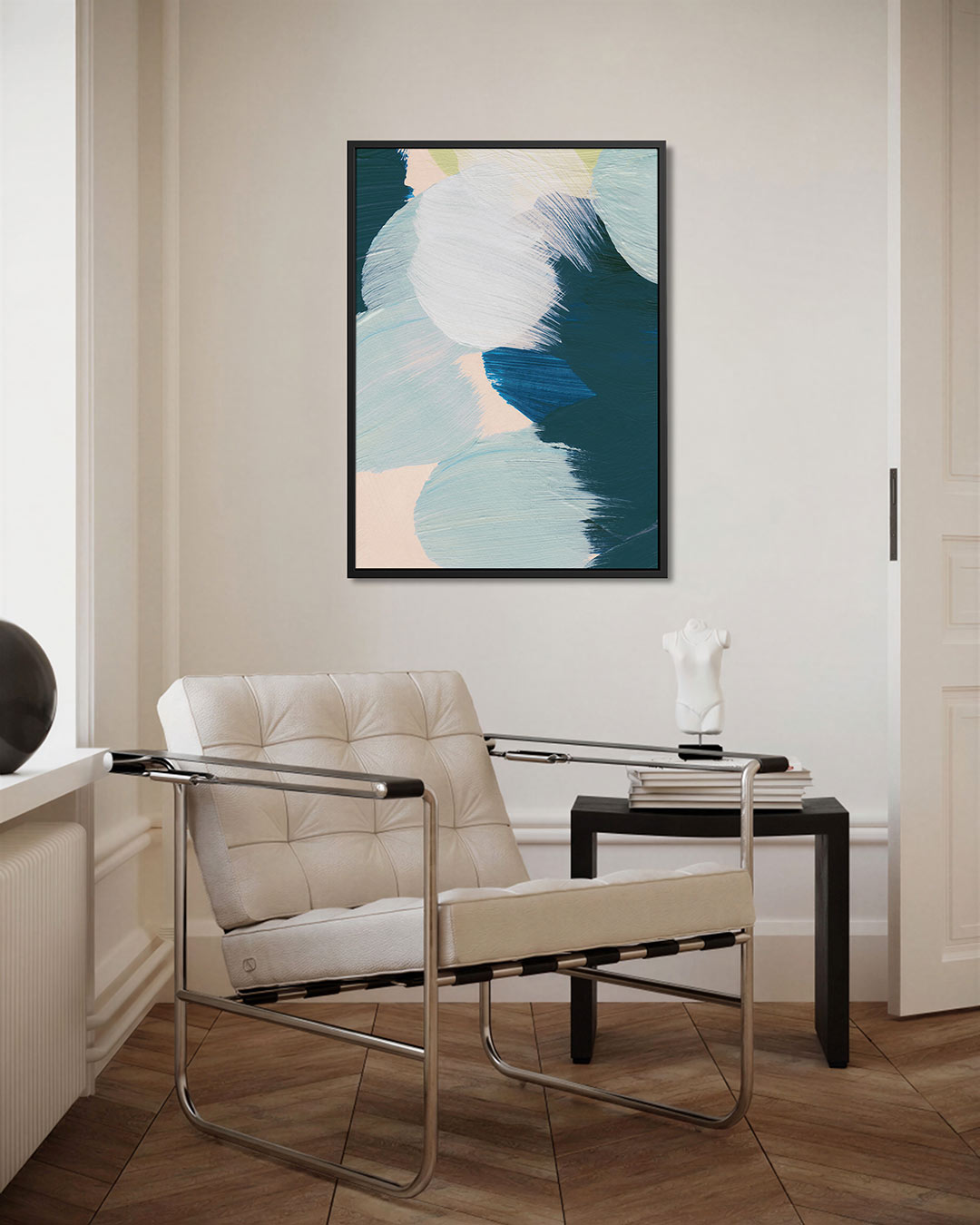 Dynamische kleurvlakken – kunstwerk als stijlvolle wanddecoratie