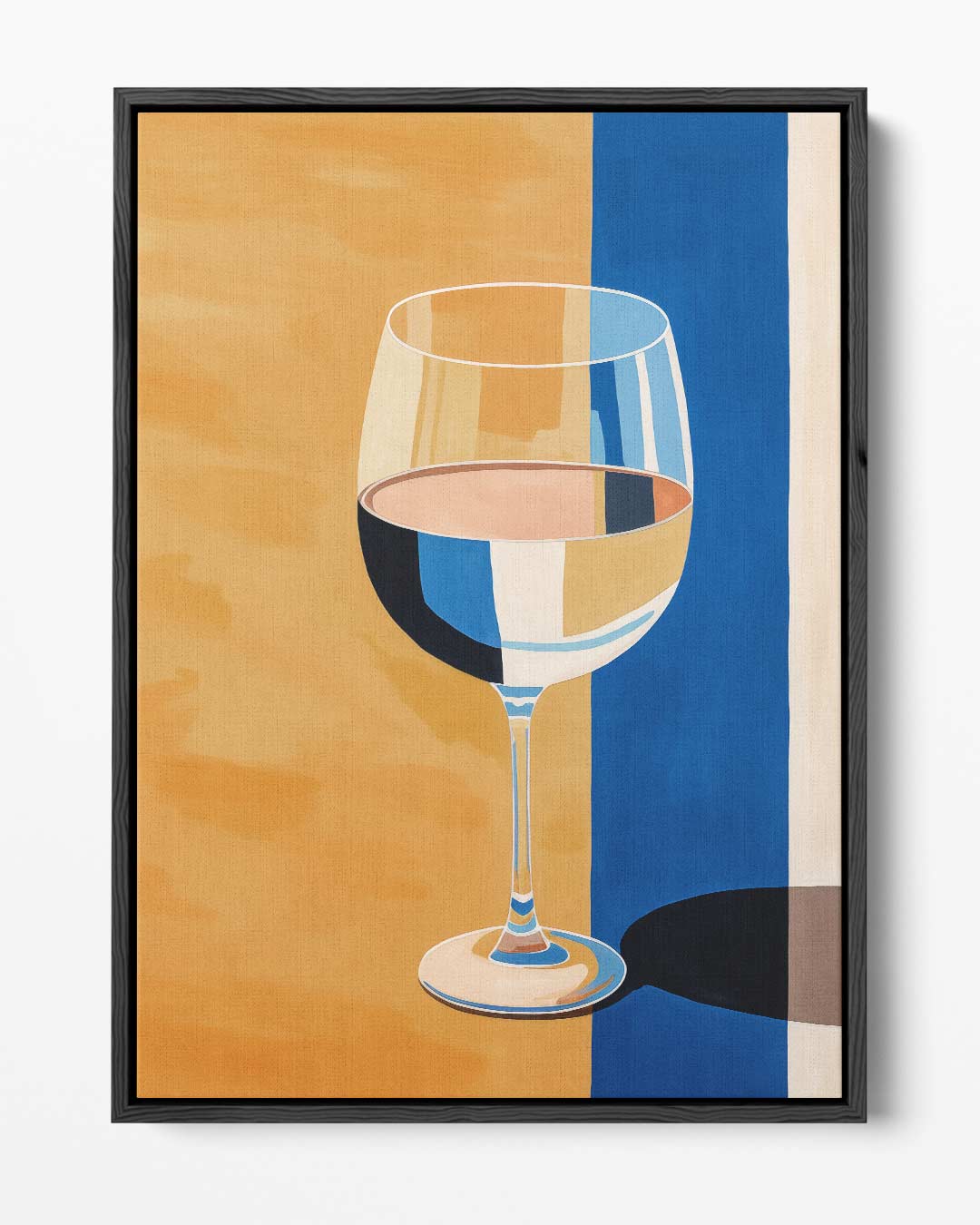 Glas in Kleurenspel – portret kunstwerk als wanddecoratie