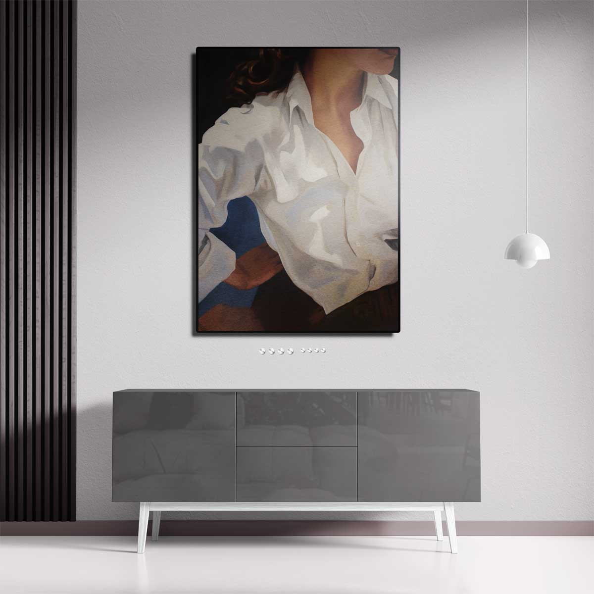 Casual Elegantie – canvas kunstwerk als wanddecoratie
