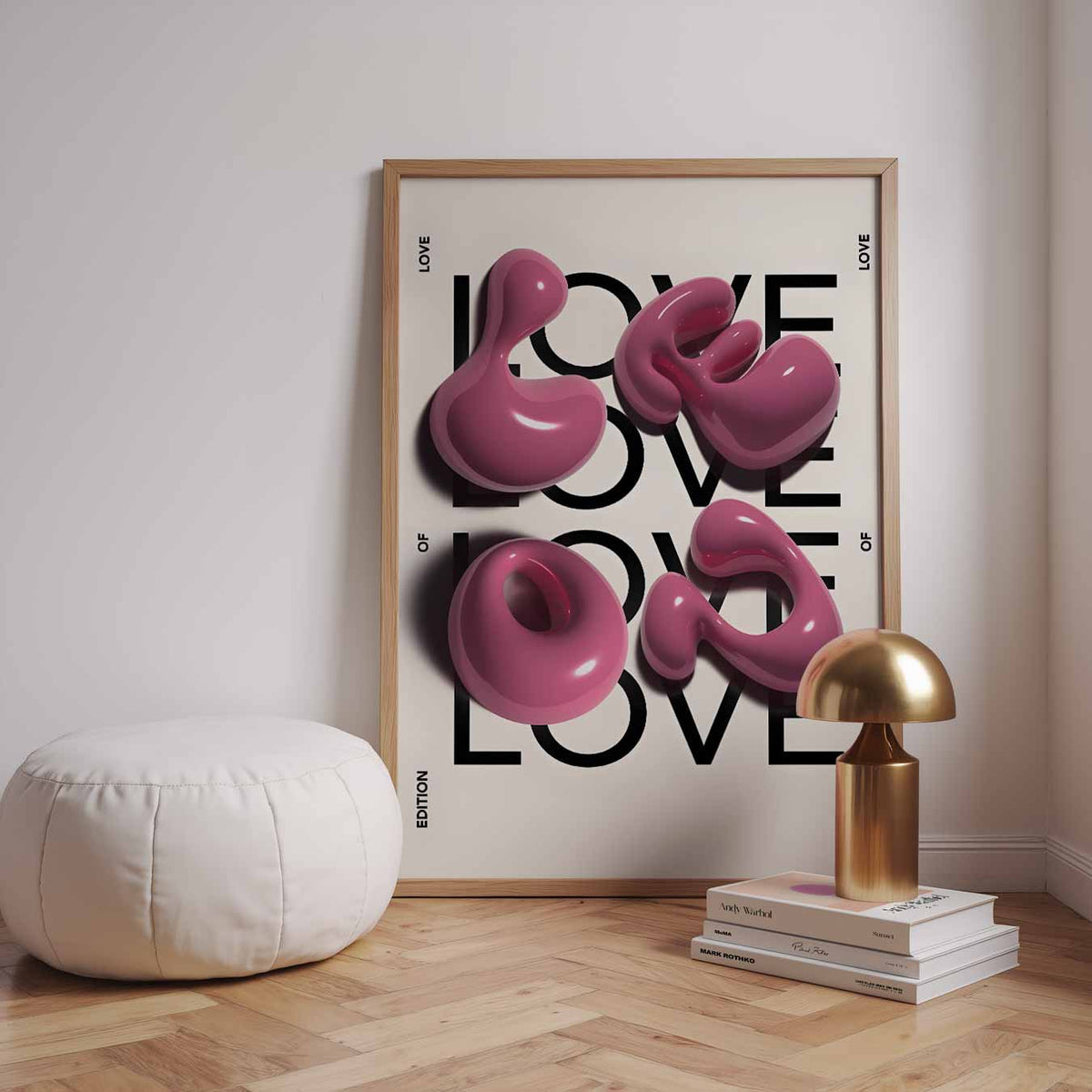Love Art Edition – urban poster in staand formaat